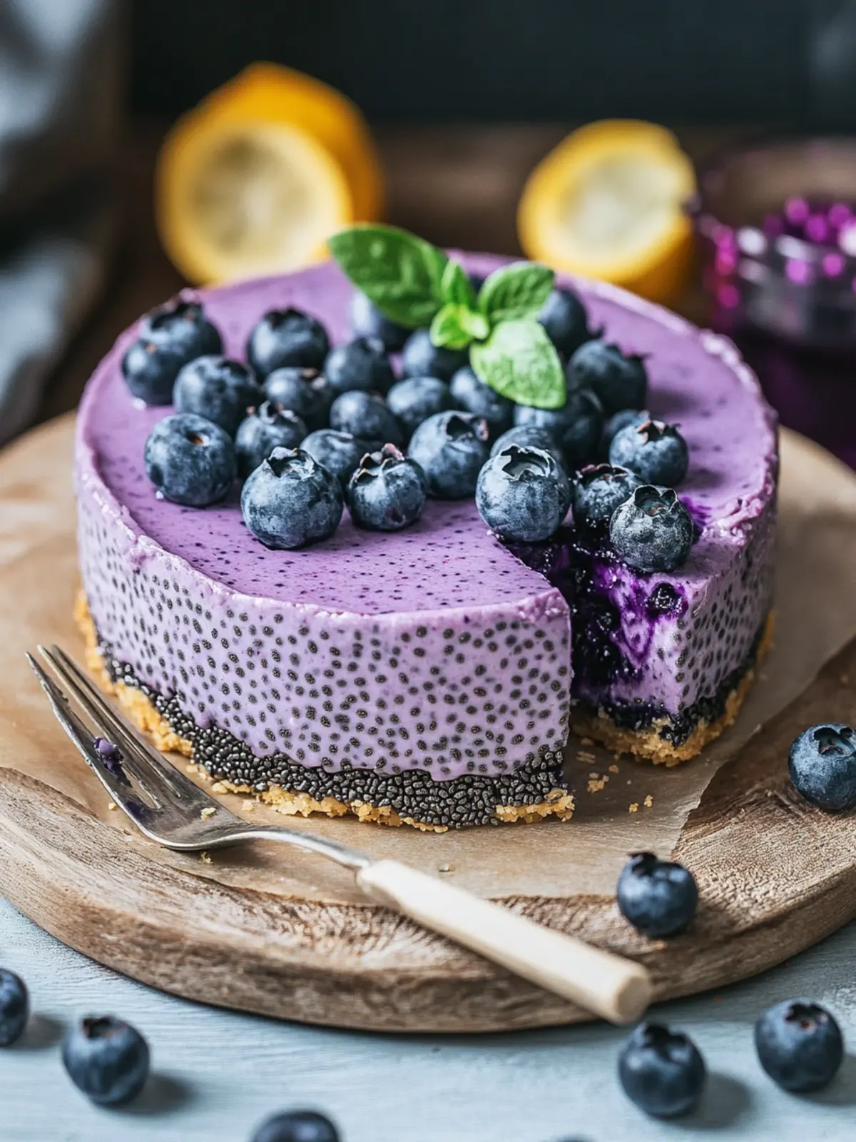 Delightful No-Bake Blueberry Chia Seed Pie You ll Love 3 No-Bake Blueberry Chia Seed Pie