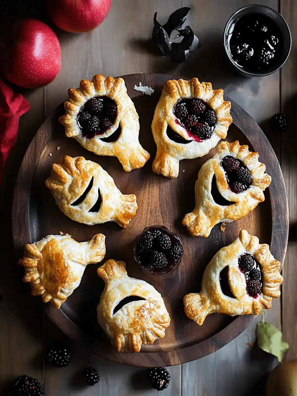 Delightful Apple Blackberry Hand Pies for a Spooky Halloween 2 Apple Blackberry Hand Pies