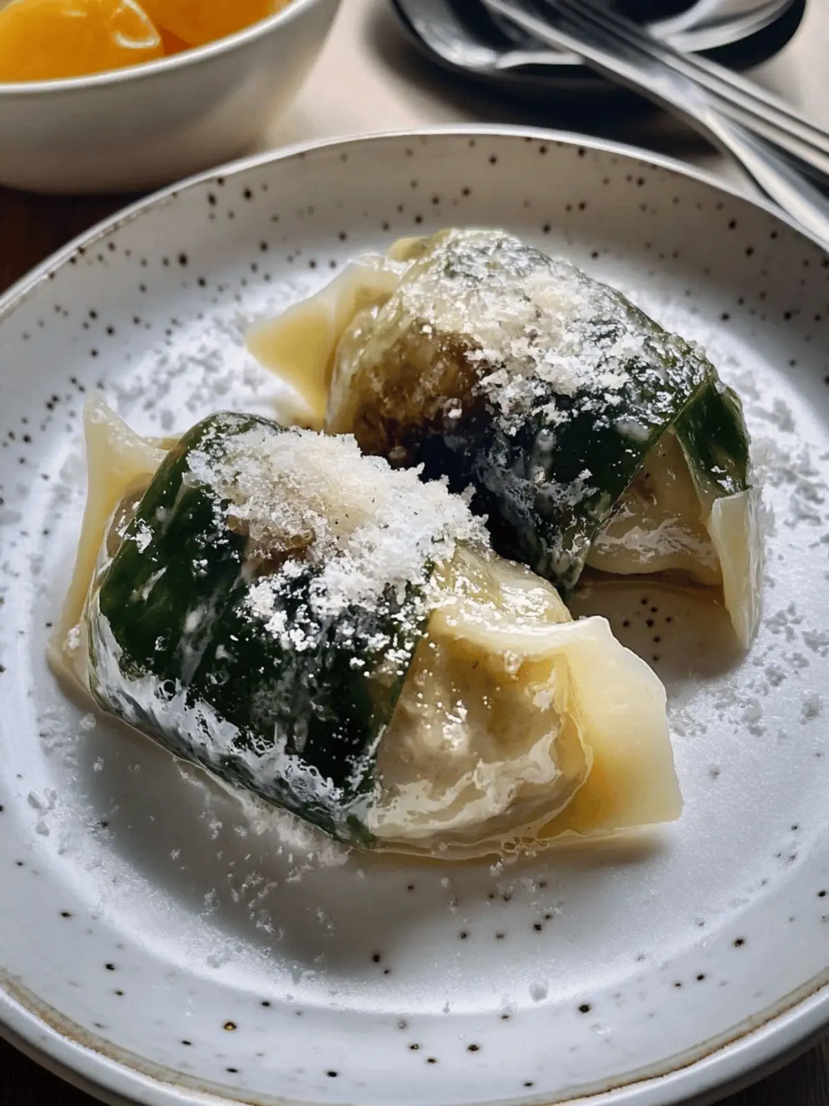 Capuns Swiss Dumplings: Unwrap Comfort with Swiss Chard Delight 4 Capuns (Swiss Dumplings)