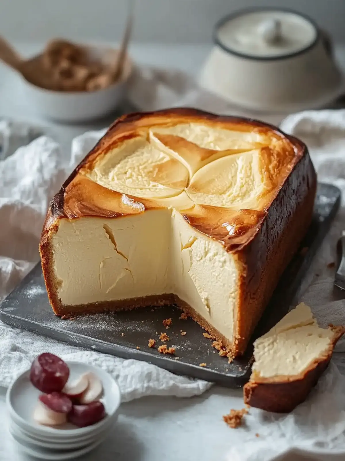 Easy Burnt Basque Cheesecake: Creamy, Crustless Bliss 4 Burnt Basque Cheesecake