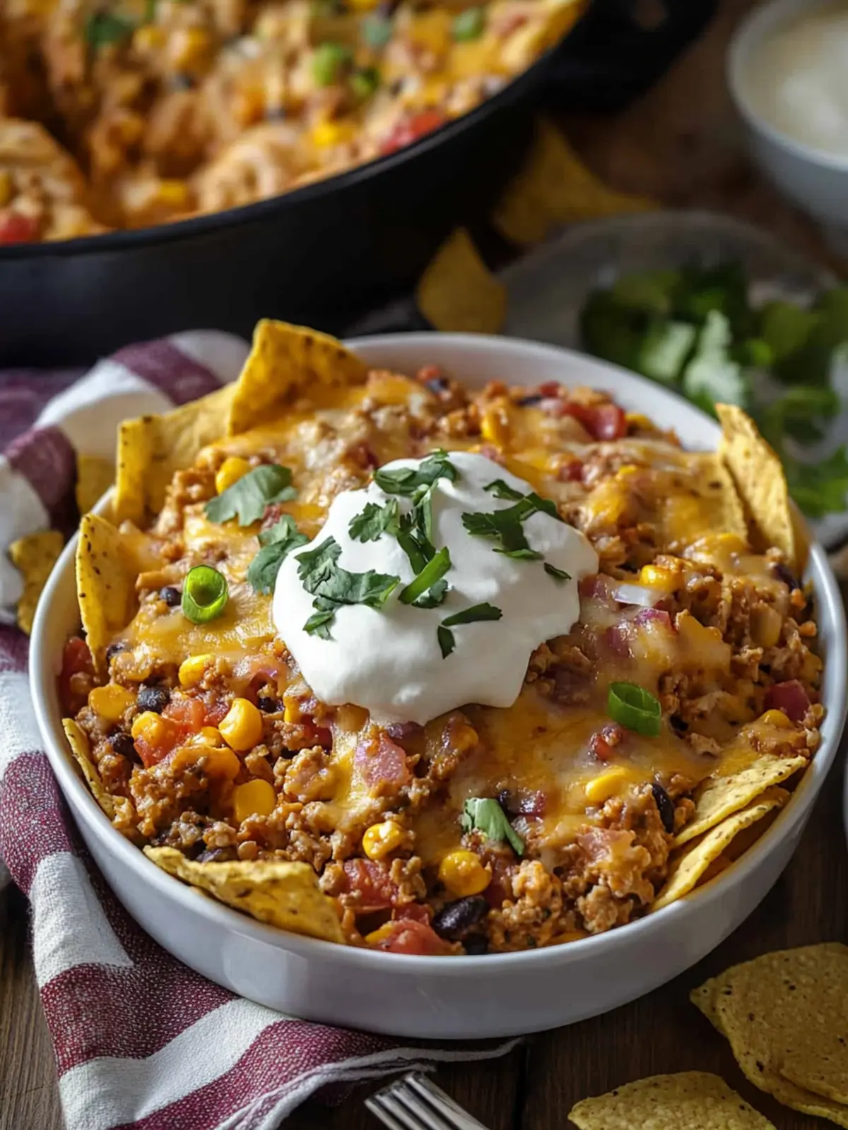 Ground Chicken Taco Casserole: Easy One-Pan Tex-Mex Bliss 2 Ground Chicken Taco Casserole