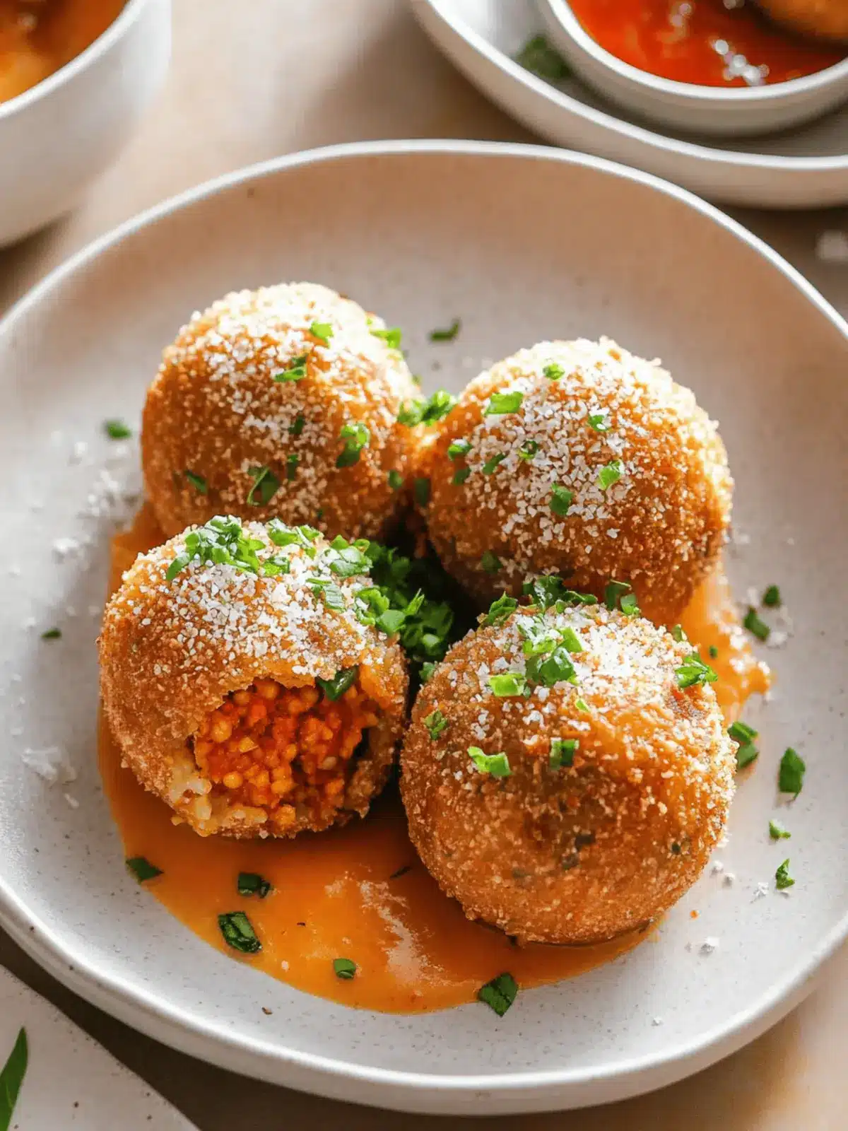 Bulgogi-Stuffed Arancini: A Flavor Explosion You Must Try 3 Bulgogi-Stuffed Arancini