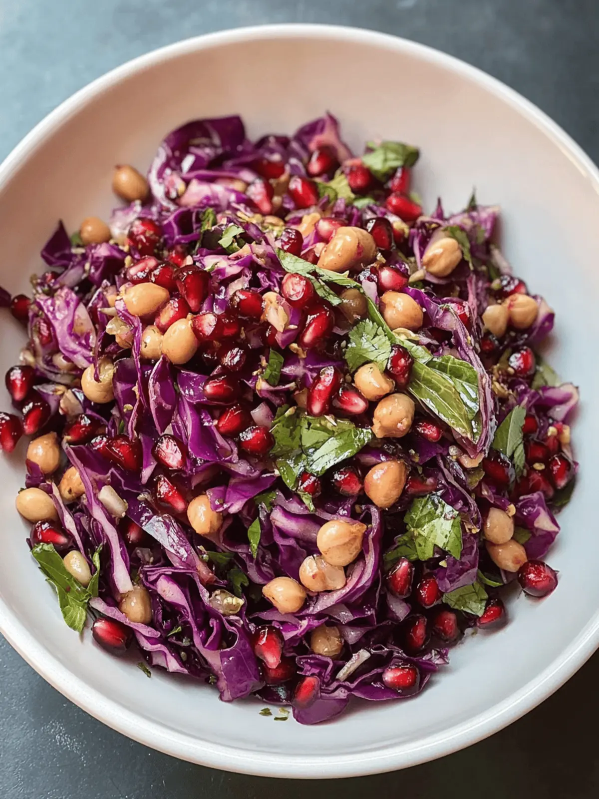 Zesty Red Cabbage Pomegranate Salad for a Fresh Boost 3 Red Cabbage Pomegranate Salad