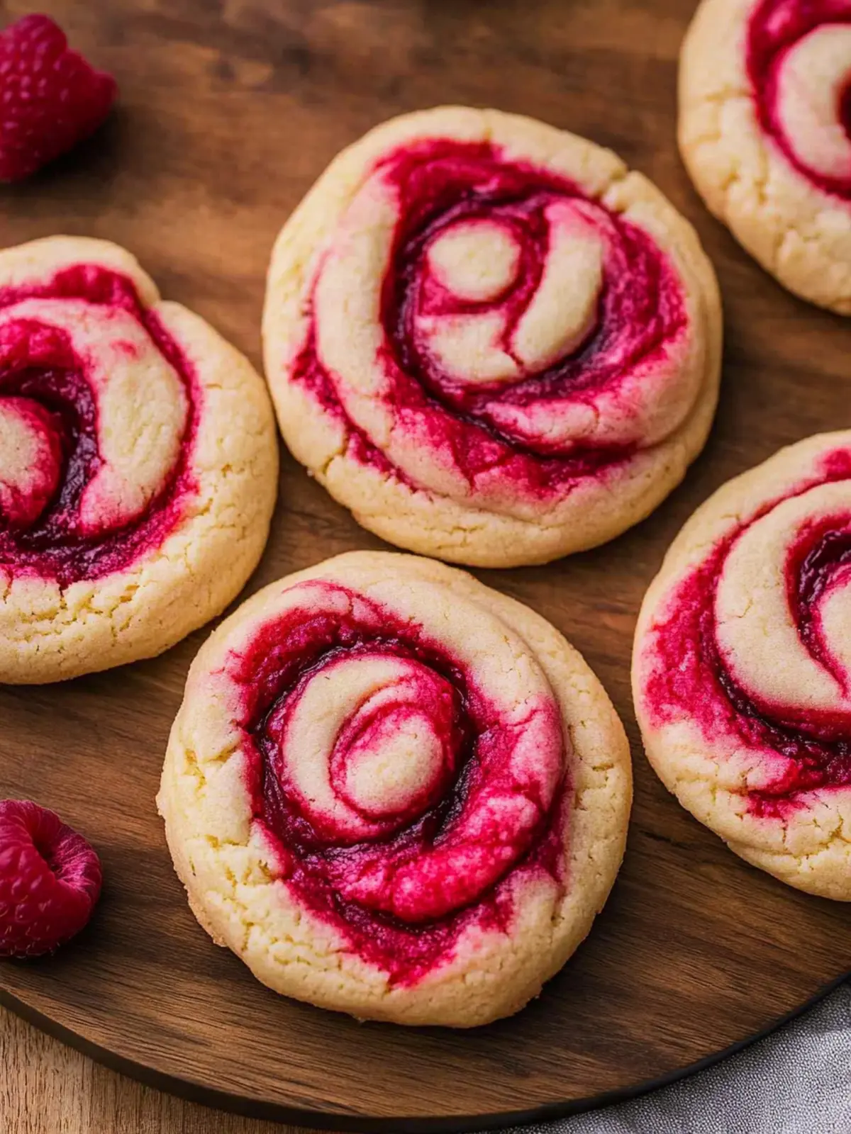 Raspberry Swirl Cookies with Buttery Shortbread Bliss 2 Raspberry Swirl Cookies with Butter Shortbread