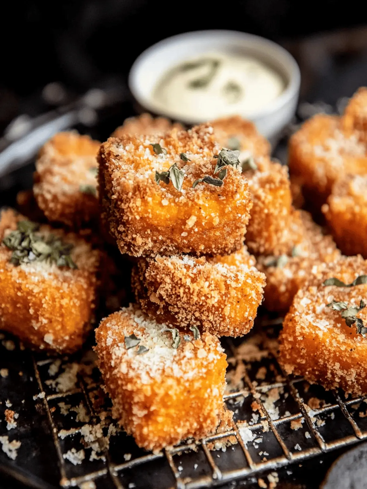 Crispy Cheesy Sweet Potato Bites You'll Crave Forever 3 Crispy Cheesy Sweet Potato Bites.