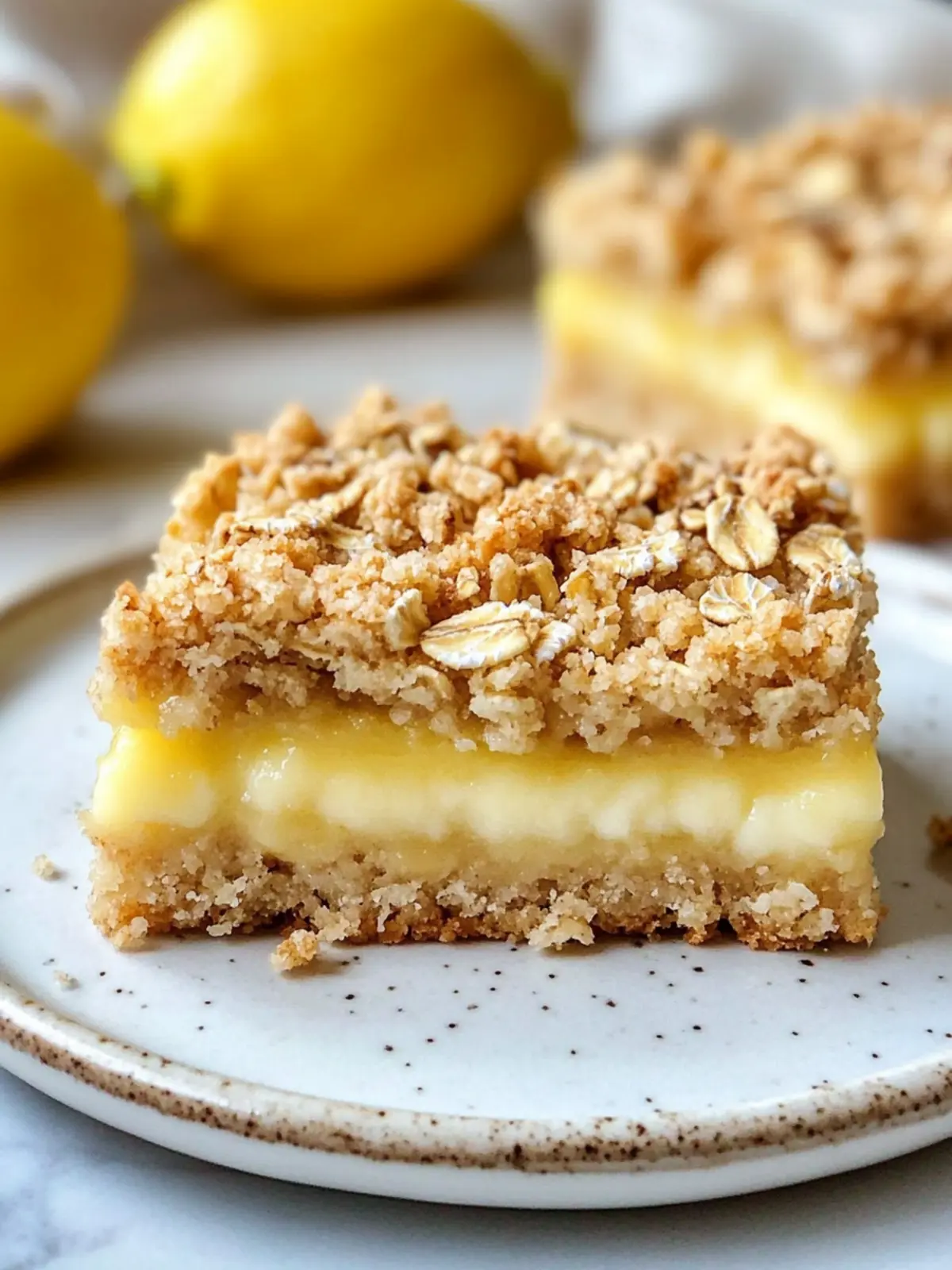 Delicious Lemon Oatmeal Crumble Bars Perfect for Any Occasion 3 Lemon Oatmeal Crumble Bars