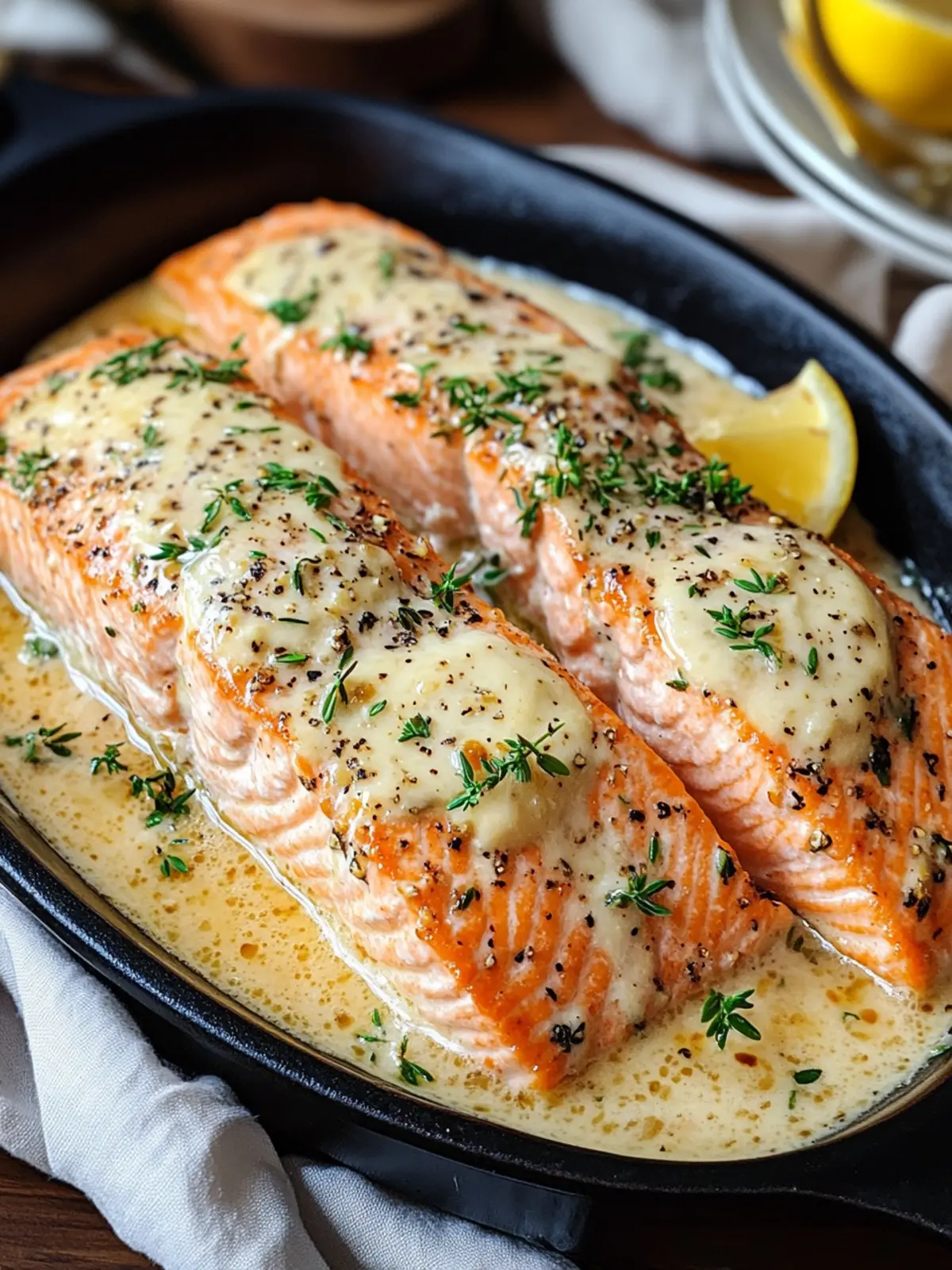 Baked Boursin Salmon: Quick Gourmet Delight in 30 Minutes 3 Baked Boursin Salmon