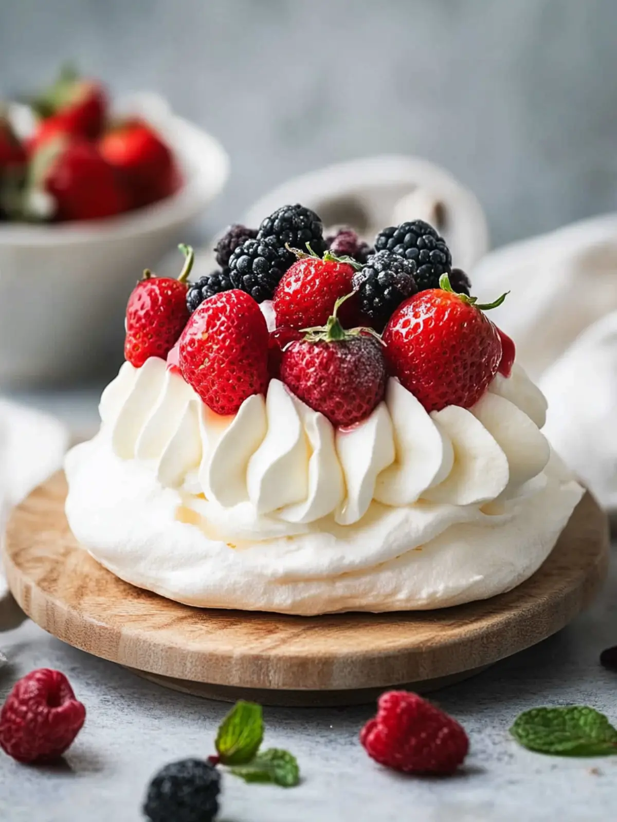 Delightful Mini Pavlova with Fresh Fruits to Impress Friends 2 Mini Pavlova