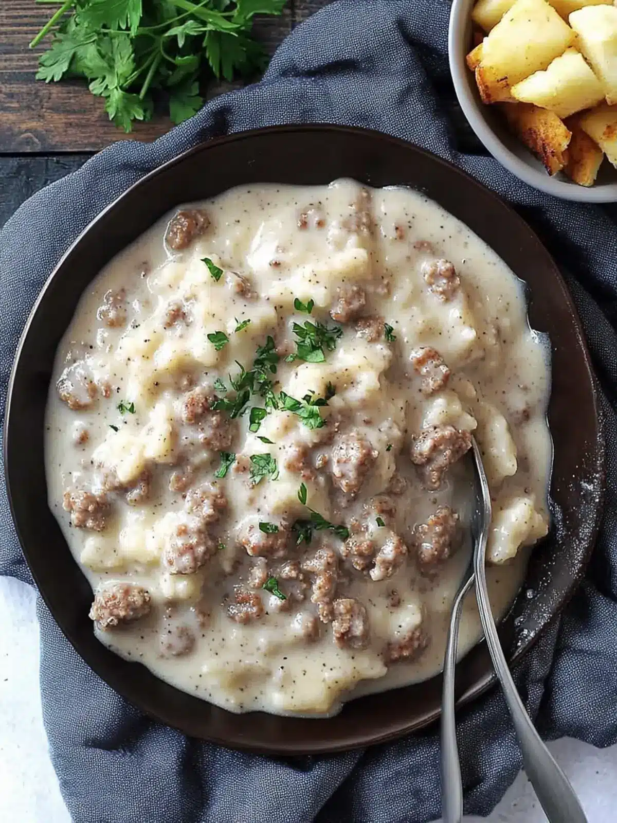 Savor Gluten Free Sausage Gravy for a Cozy Breakfast Delight 4 Gluten Free Sausage Gravy
