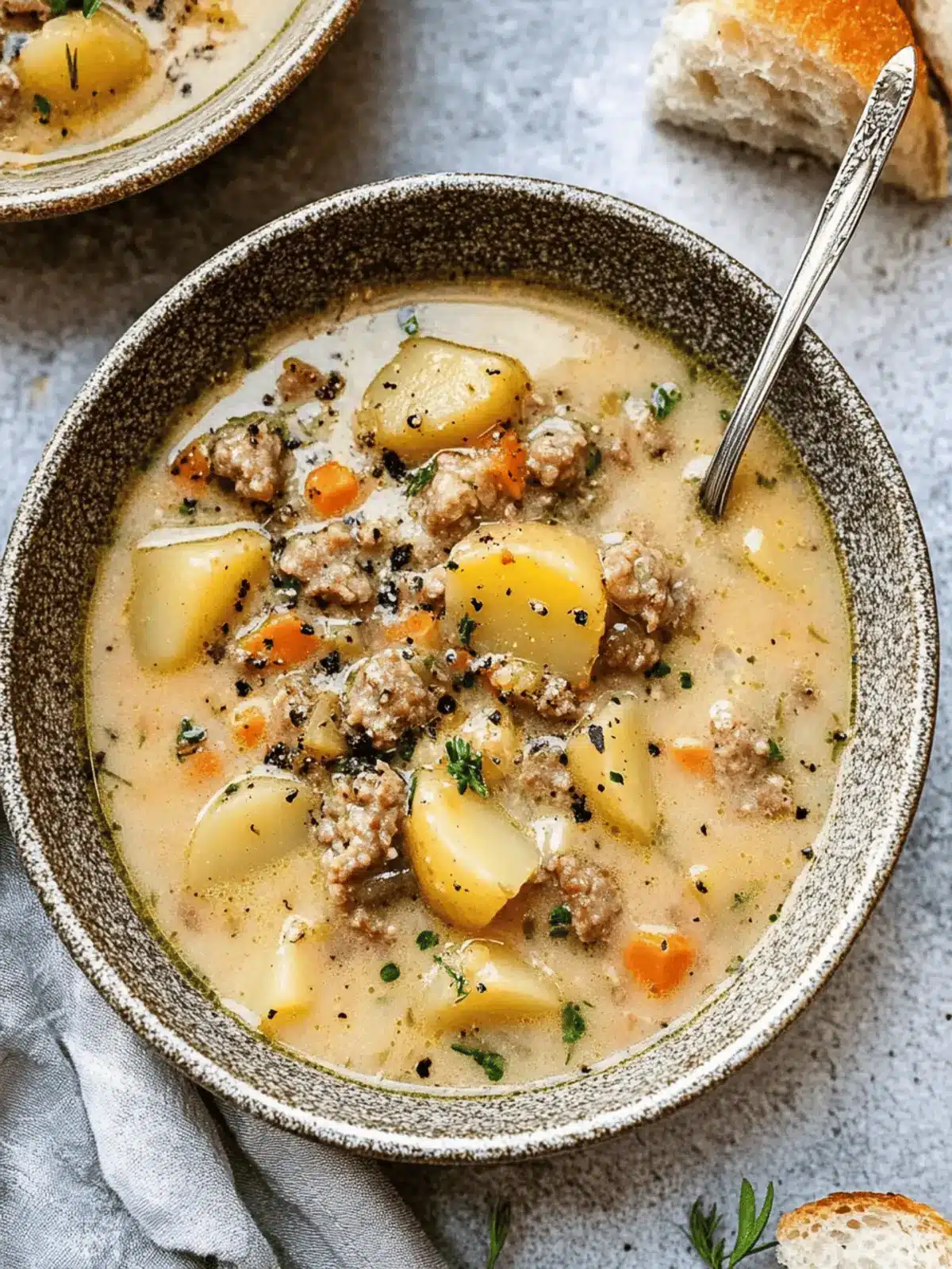Comforting Potato and Sausage Chowder for Cozy Nights 2 Potato and Sausage Chowder