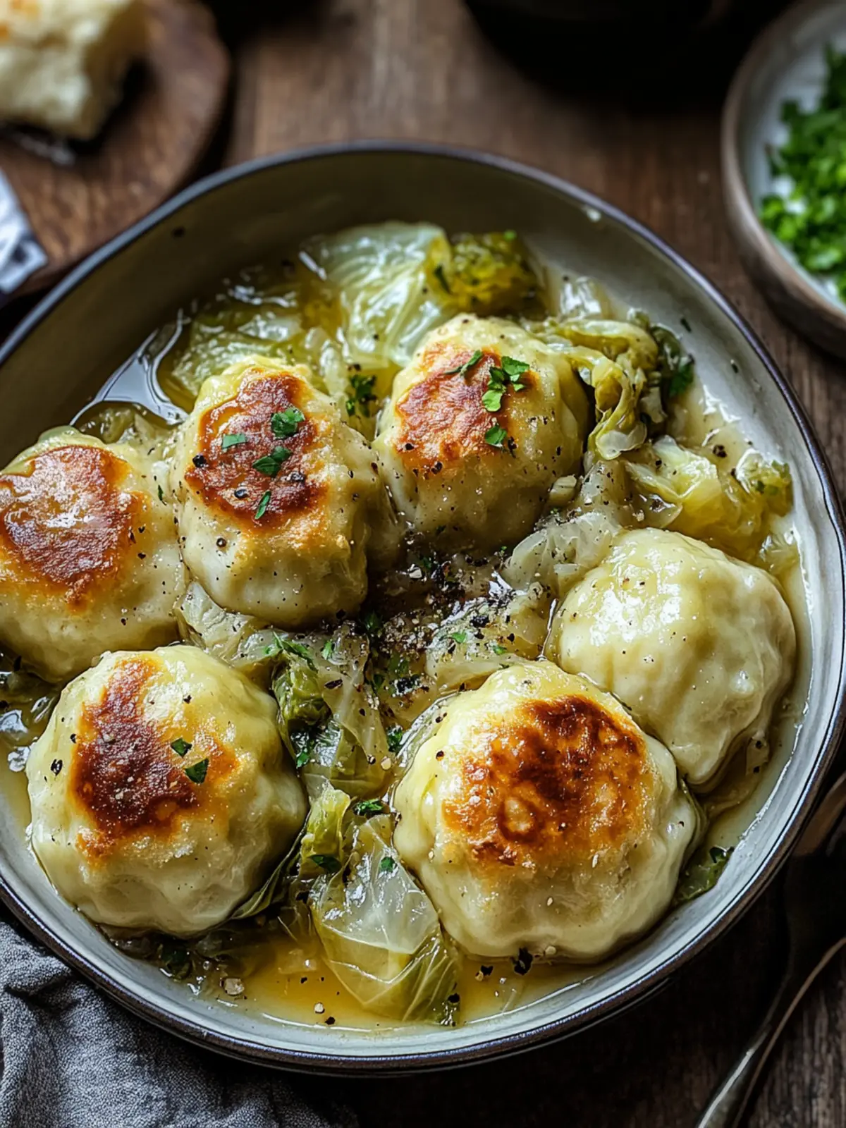 German Cabbage and Dumplings: Heartwarming Comfort Food Delight 2 German Cabbage and Dumplings