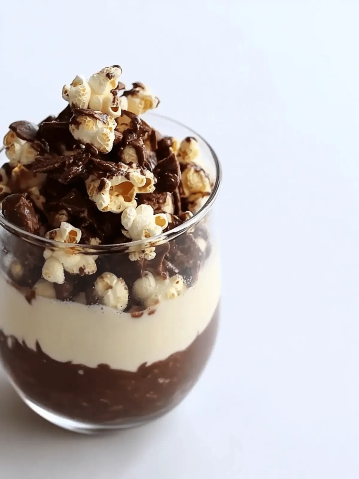 Chocolate Peanut Popcorn & Coconut Custard for Sweet Fun 3 Chocolate peanut popcorn and coconut custard