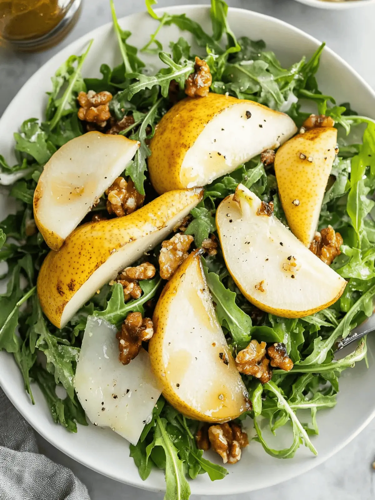 Deliciously Easy Roasted Pear Salad for Cozy Fall Evenings 3 roasted pear salad