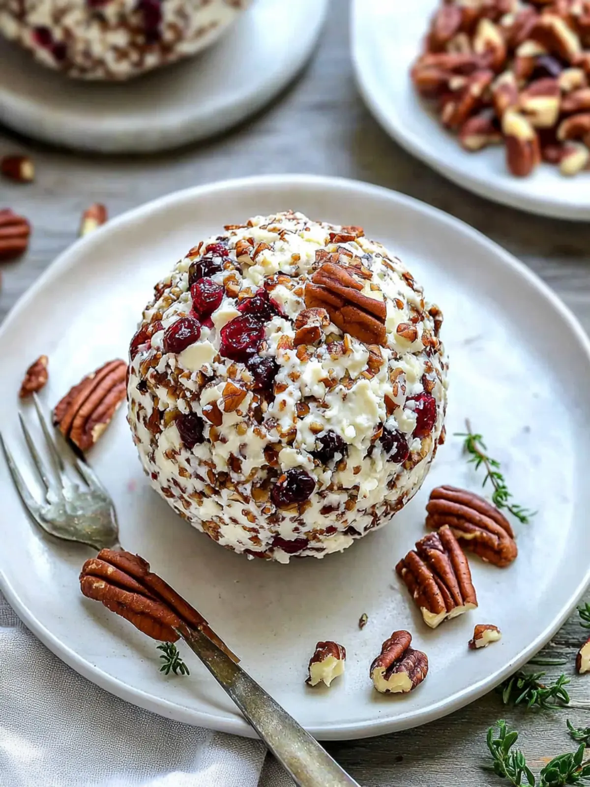 Deliciously Simple Cranberry Pecan Goat Cheese Ball Recipe 2 Cranberry Pecan Goat Cheese Ball