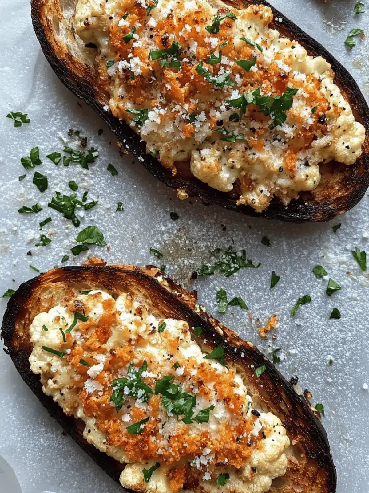 Delicious Cauliflower Toasts That Will Wow Your Taste Buds 2 Cauliflower Toast