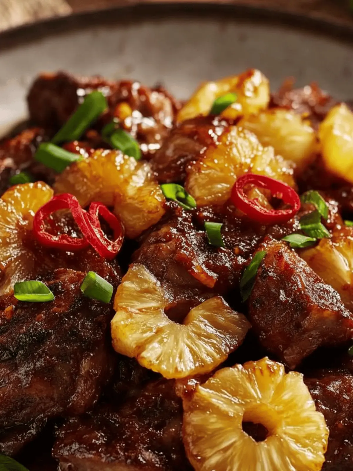 Tropical Pineapple Pork Adobo: A Flavorful Family Feast 4 Pineapple Pork Adobo