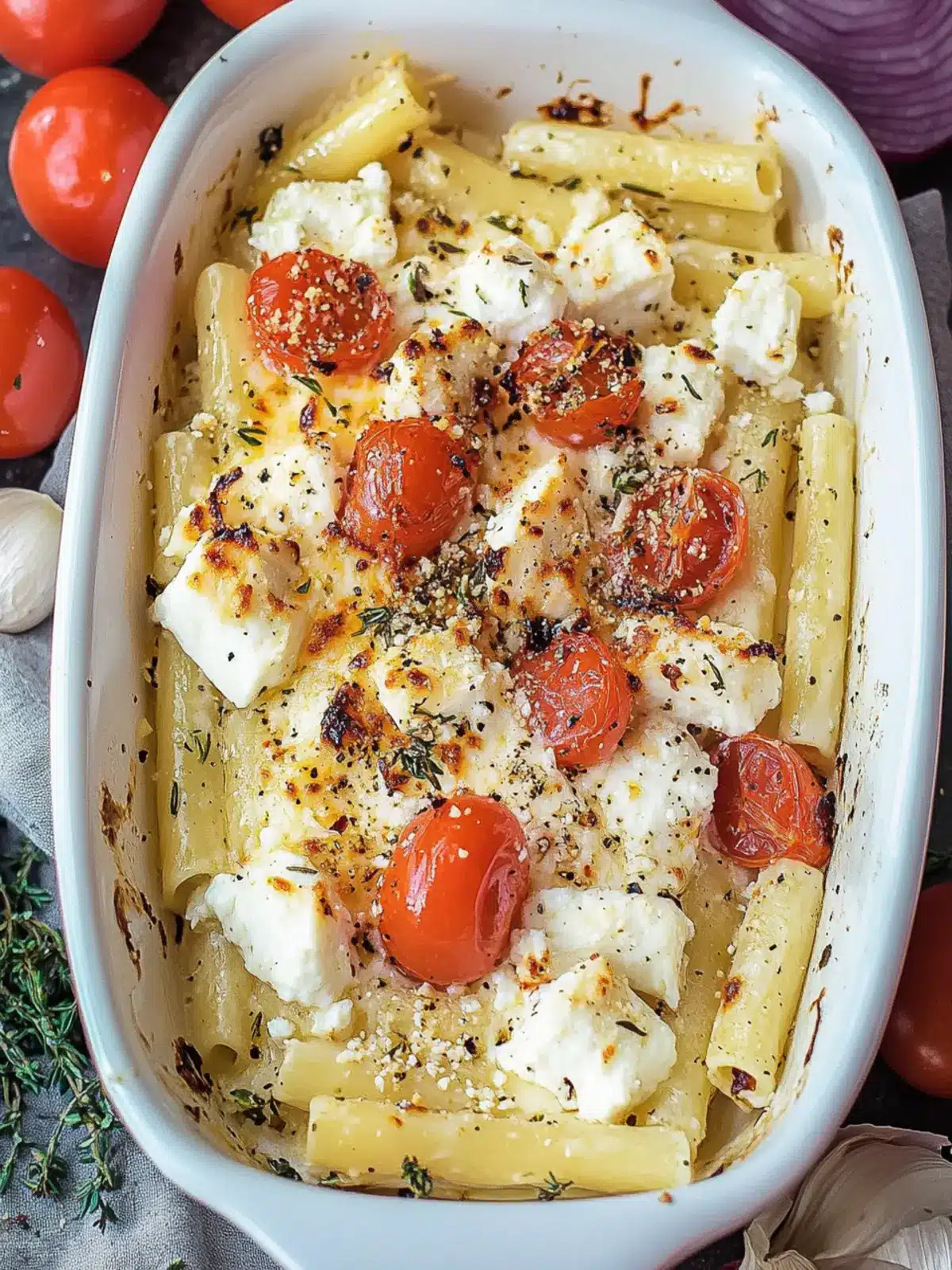 Baked Goat Cheese Pasta with Spinach for a Cozy Dinner Delight 4 Baked Goat Cheese Pasta