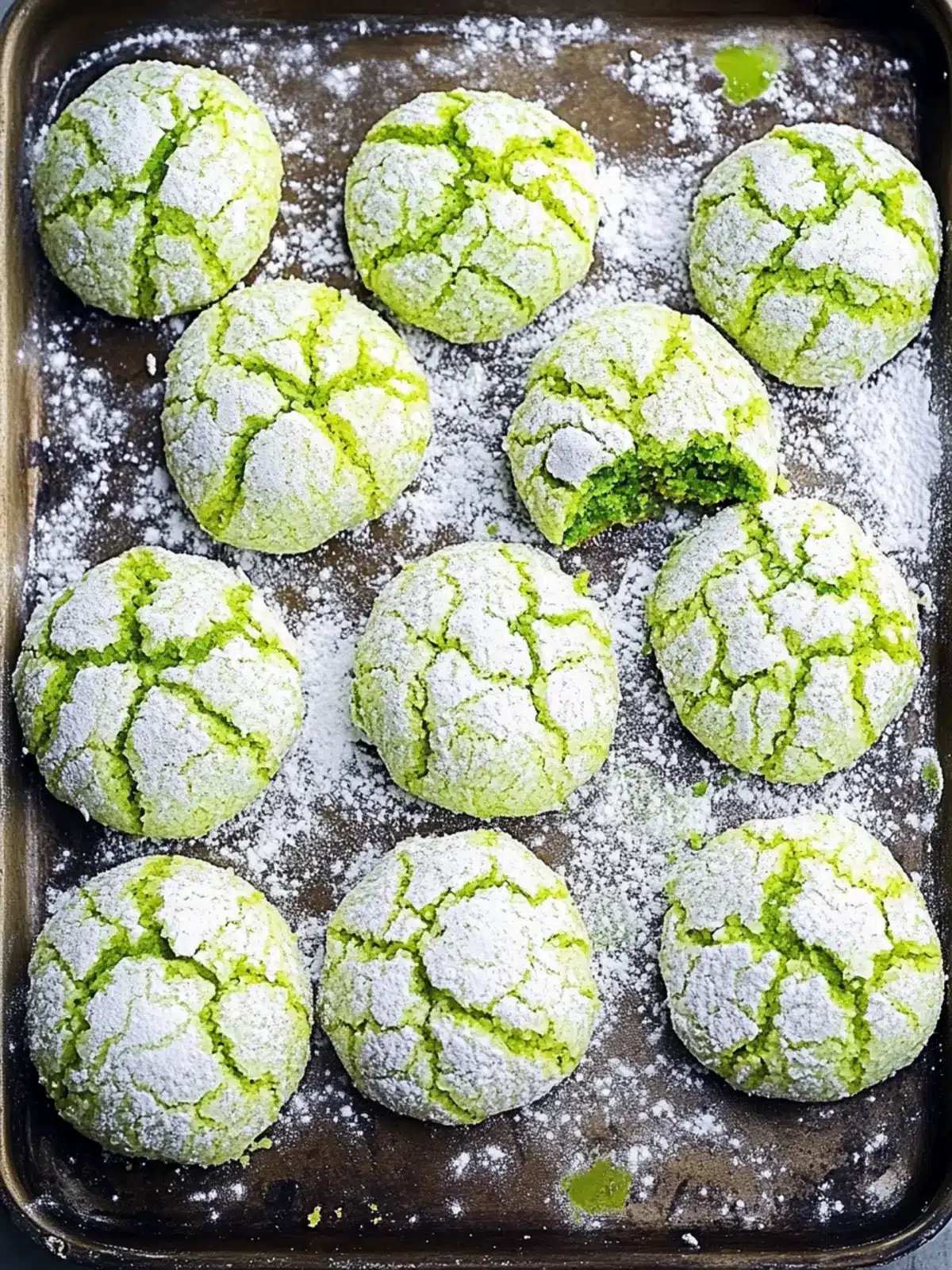 Buko Pandan Cookie Crinkles That Bring Tropical Joy Home 4 buko pandan cookie crinkles