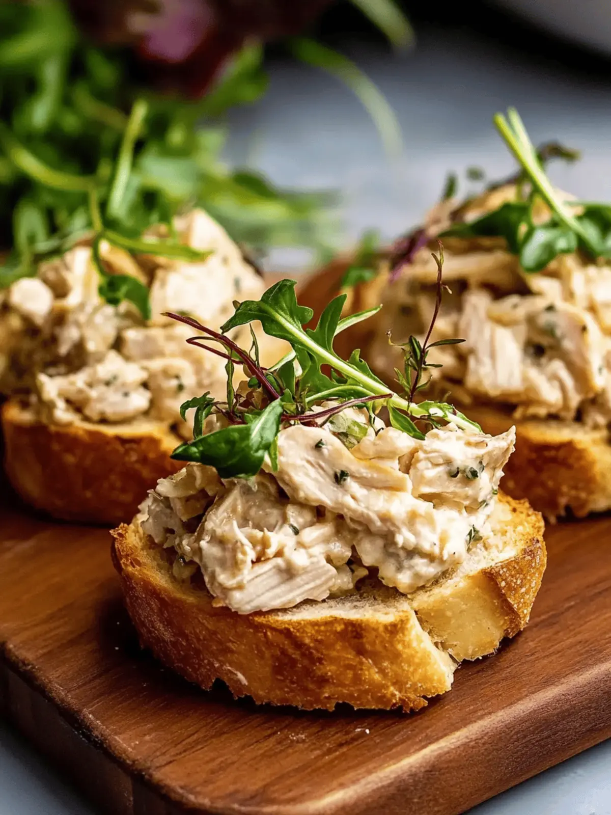 Tarragon Chicken Salad Crostini: A Flavorful Gluten-Free Delight 3 Tarragon Chicken Salad Crostini