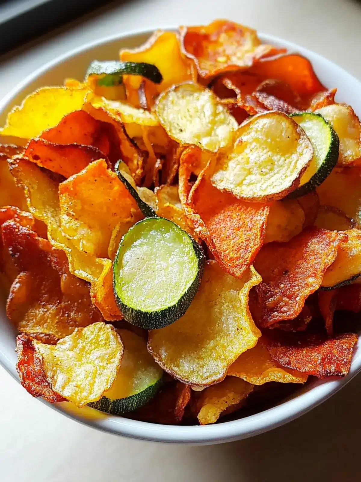 Crispy Air Fryer Veggie Chips: Healthy Snacking Made Easy 4 Air Fryer Veggie Chips