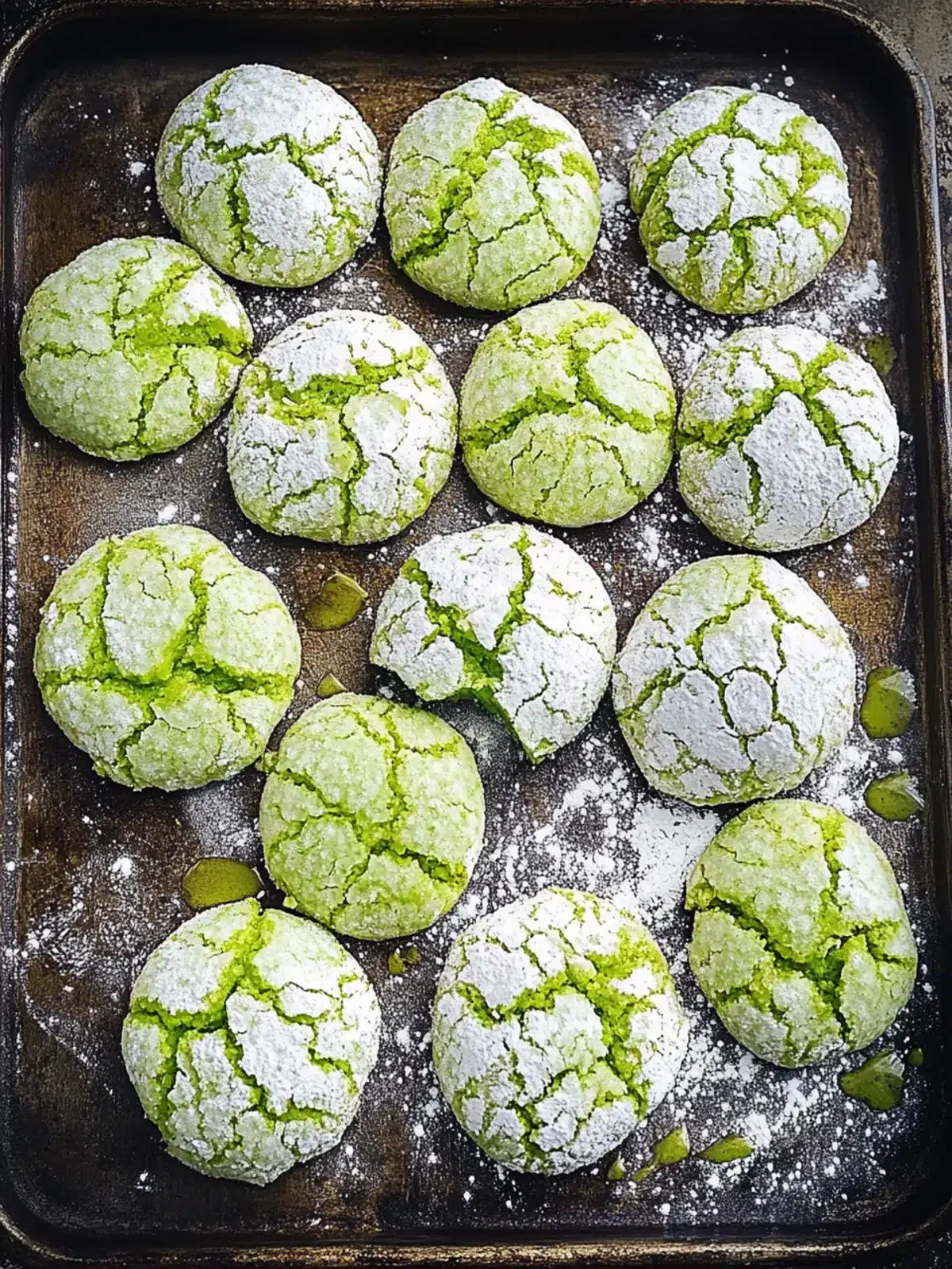 Buko Pandan Cookie Crinkles That Bring Tropical Joy Home 2 buko pandan cookie crinkles