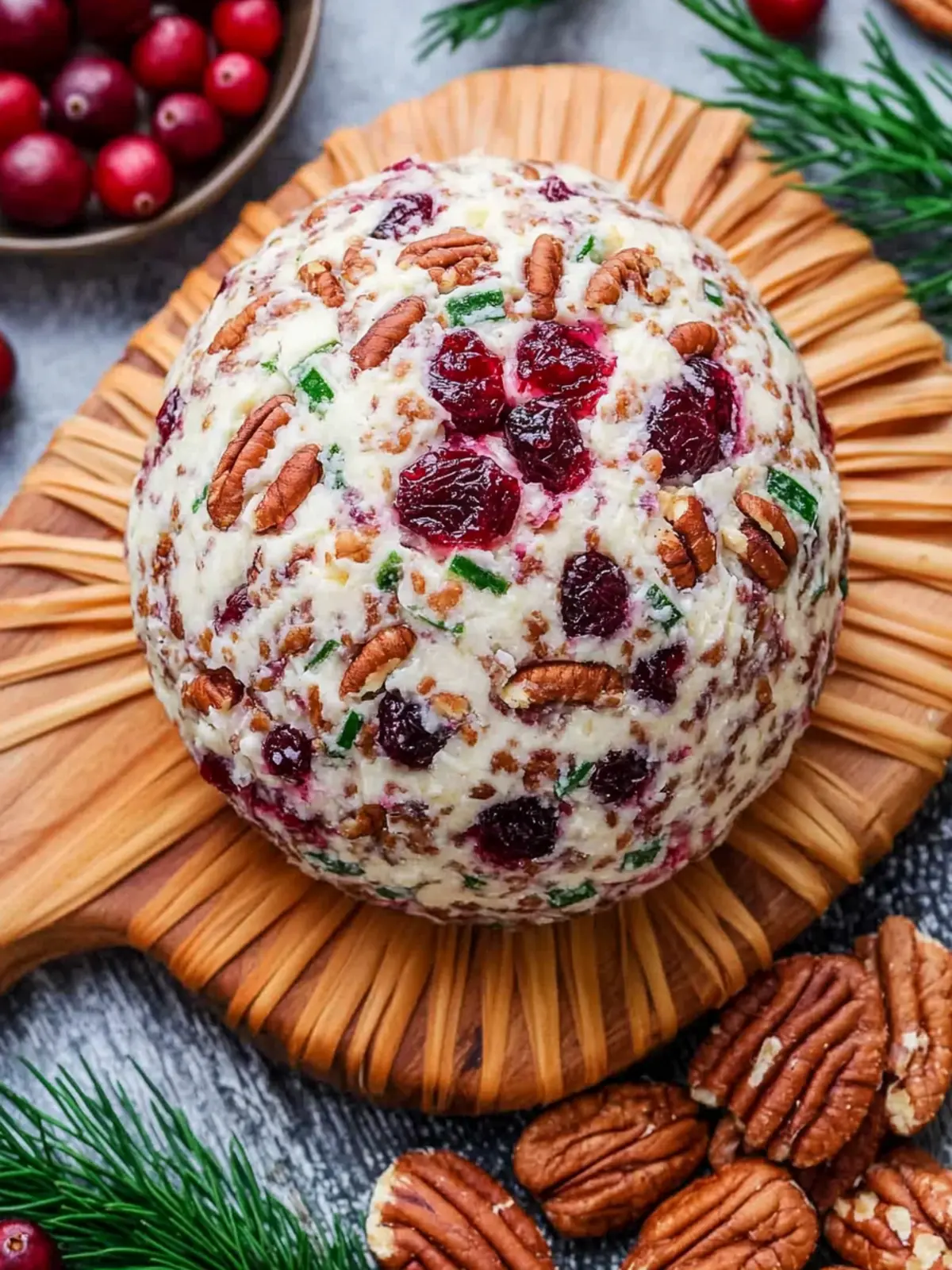 Irresistible Cranberry Pecan Cheese Ball for Fun Gatherings 2 Cranberry Pecan Cheese Ball
