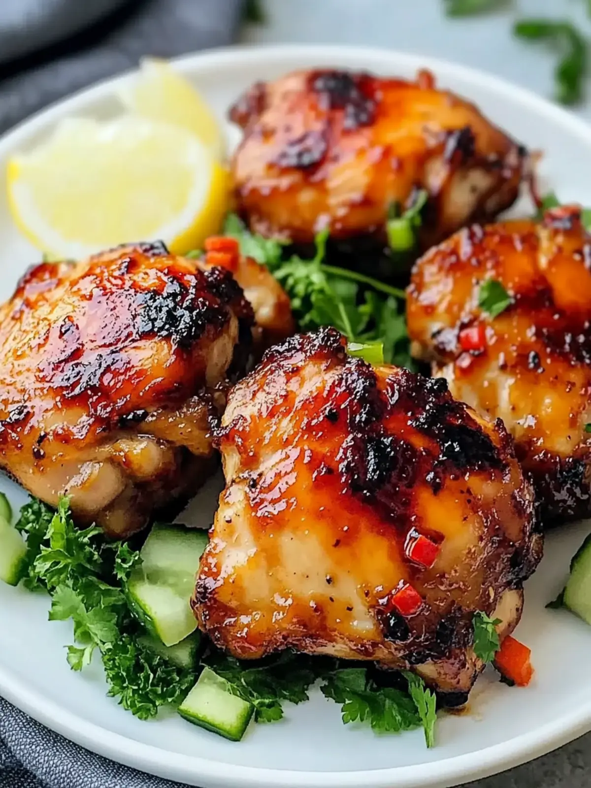 Sweet Chili Air Fryer Chicken Thighs for a Flavorful Weeknight Dinner 4 Sweet Chili Air Fryer Chicken Thighs