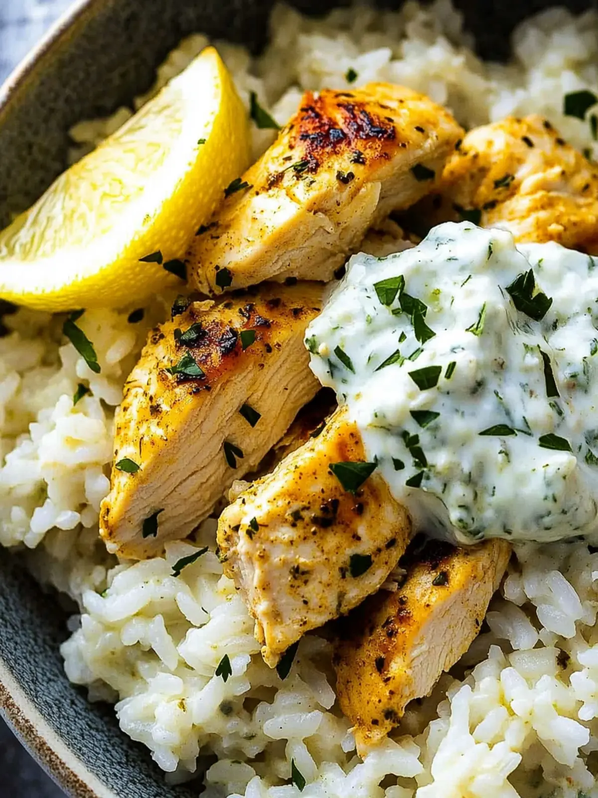 Dump-and-Bake Chicken Tzatziki Rice for Effortless Dinner Bliss 4 Dump-and-Bake Chicken Tzatziki Rice