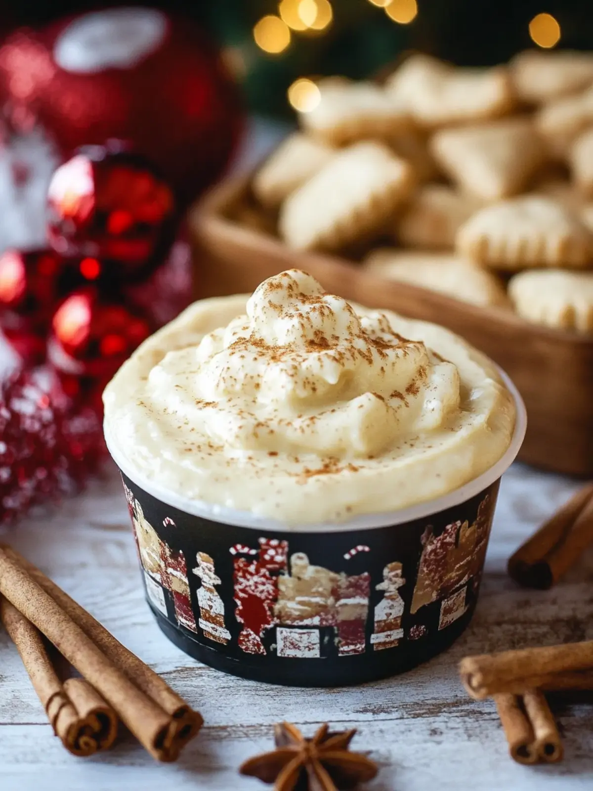 Irresistible Eggnog Pudding Dip: Perfect Holiday Treat! 4 Eggnog Pudding Dip