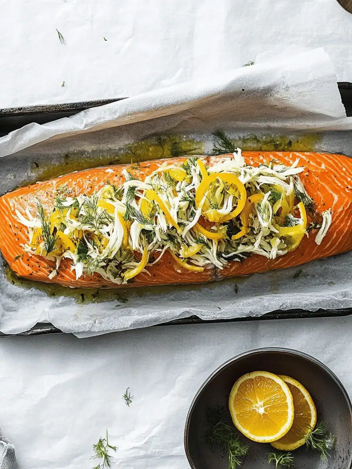 Slow Roasted Salmon with Fennel and Orange for Summer Bliss 3 Slow Roasted Salmon with Fennel and Orange