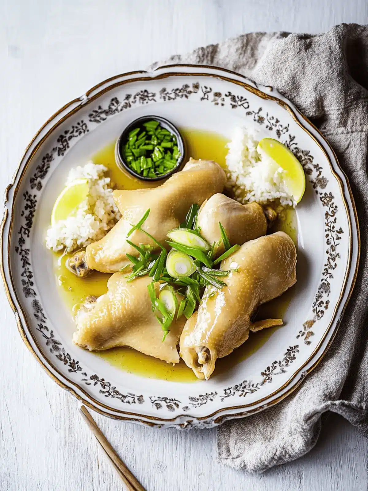 Discover the Magic of Chinese Steamed Chicken with Ginger Scallion Sauce 3 Chinese Steamed Chicken with Ginger Scallion Sauce