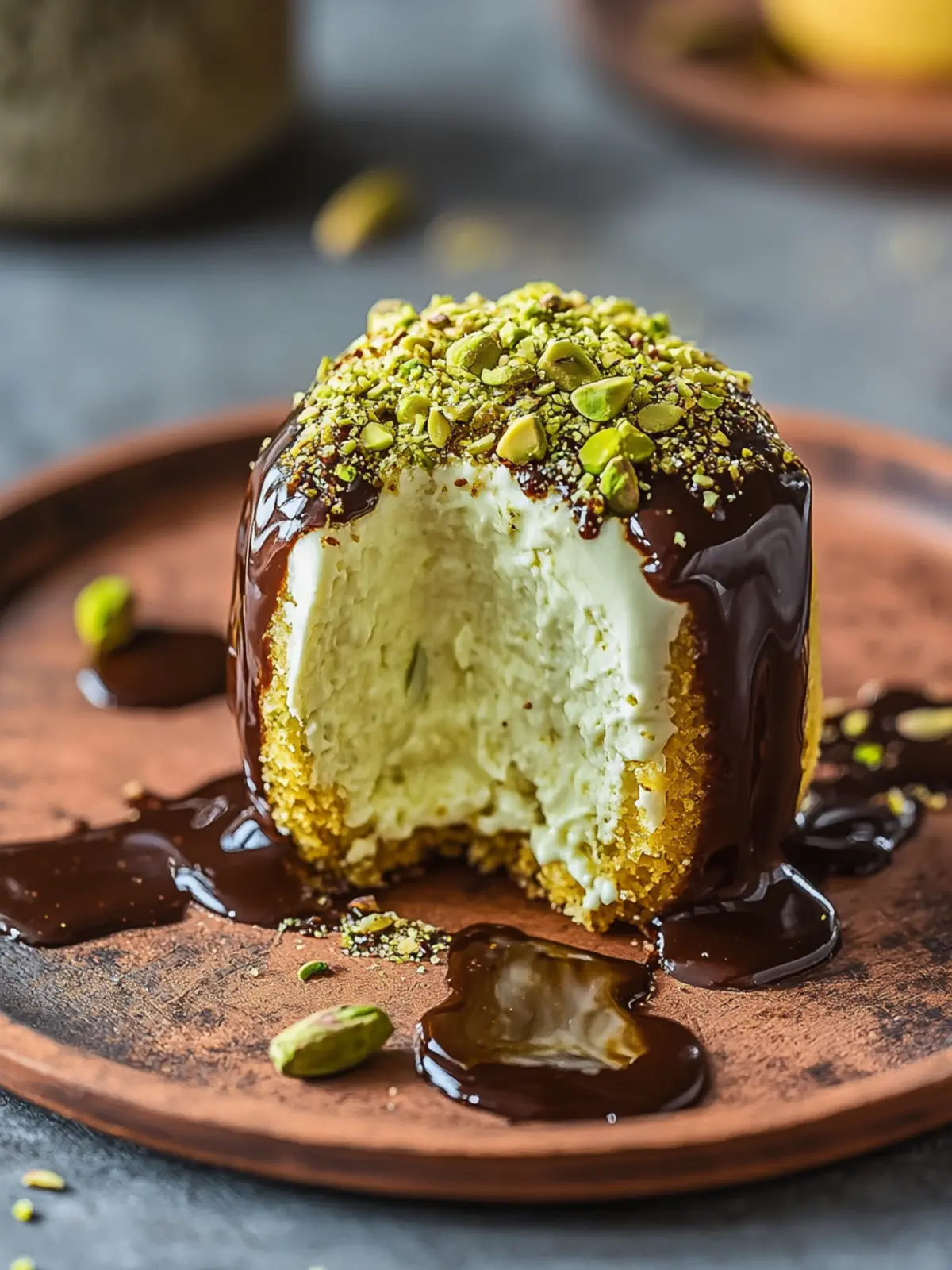 Dubai Pistachio Cheese Bomb: Your New Luxurious No-Bake Delight 4 Dubai Pistachio Cheese Bomb