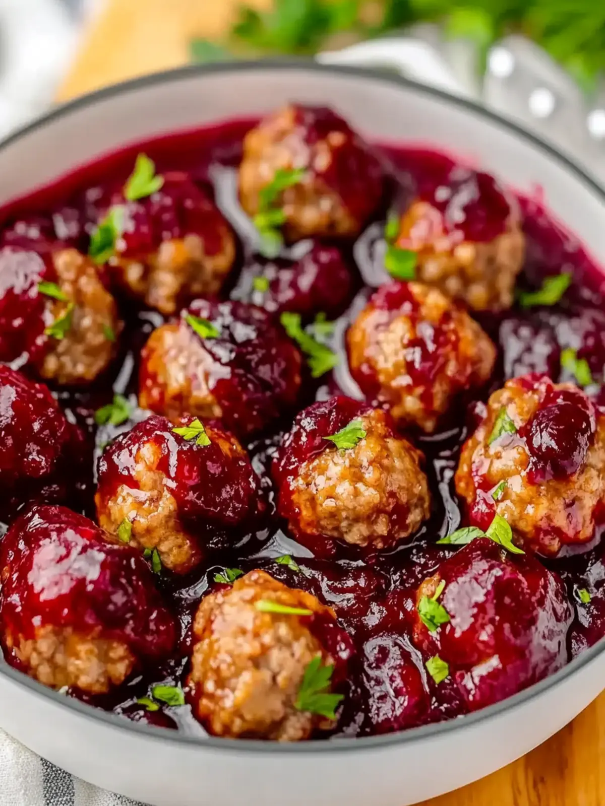 Quick Cranberry Meatballs for Effortless Holiday Cheer 4 Quick Cranberry Meatballs