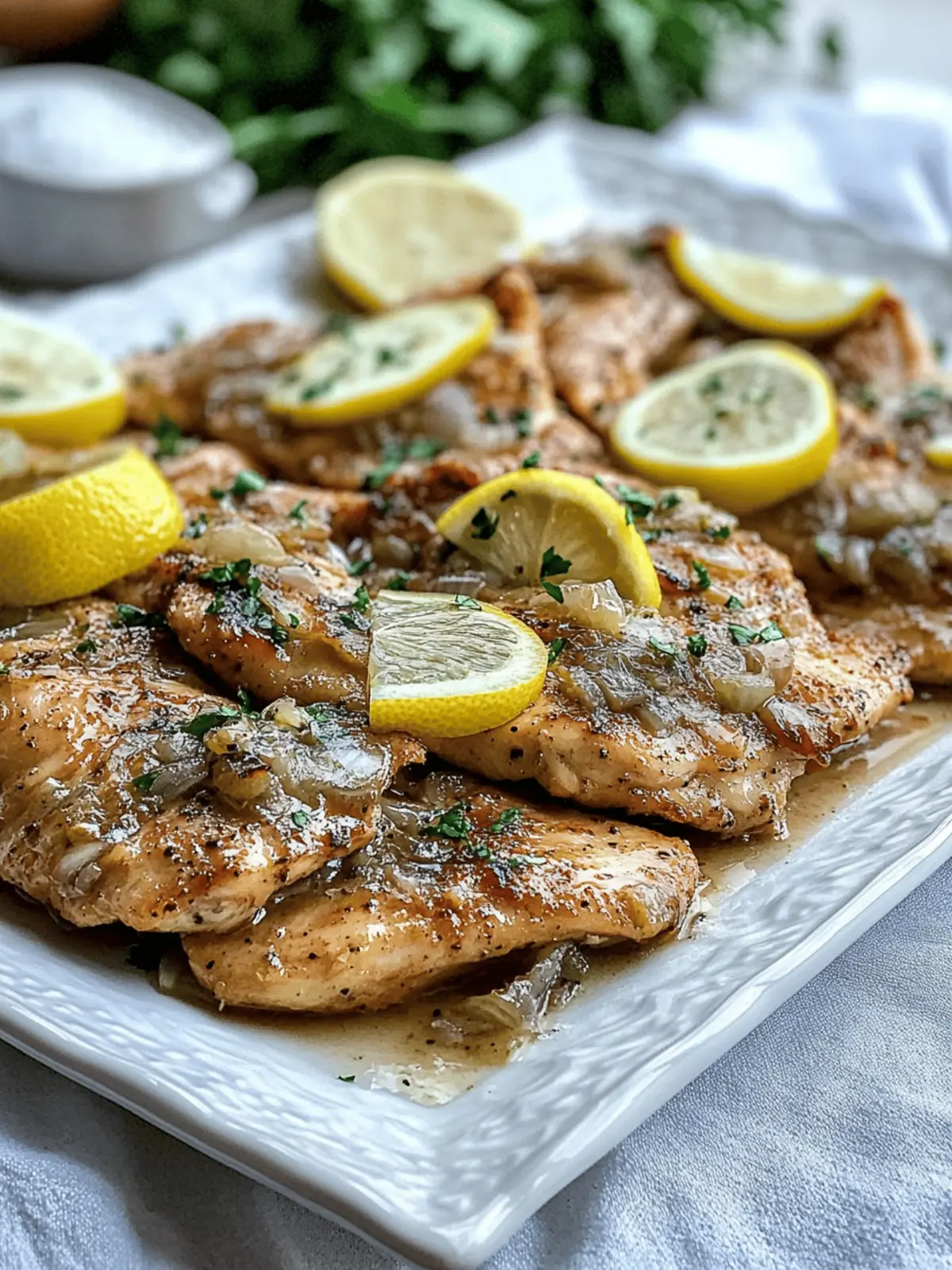 Lemon Shallot Chicken That's Juicy and Creamy Deliciousness 4 Lemon Shallot Chicken