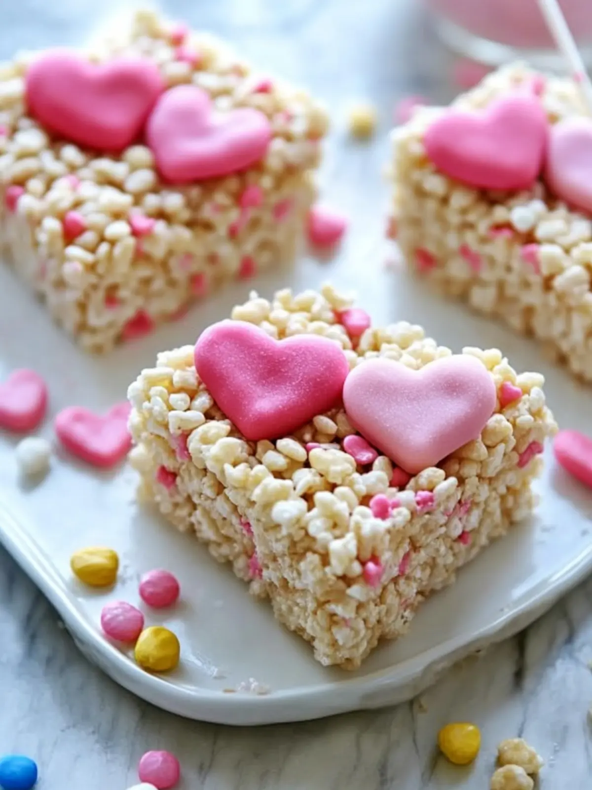 Valentine s Rice Crispy Treats with a Sweet Surprise Inside 4 Valentine s Rice Crispy Treats