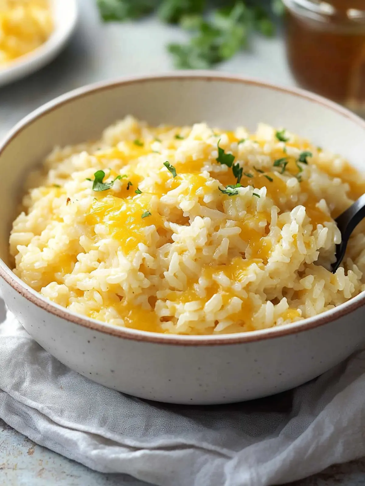 Cheesy Rice Delight: The Ultimate Creamy Comfort Food 3 Cheesy Rice