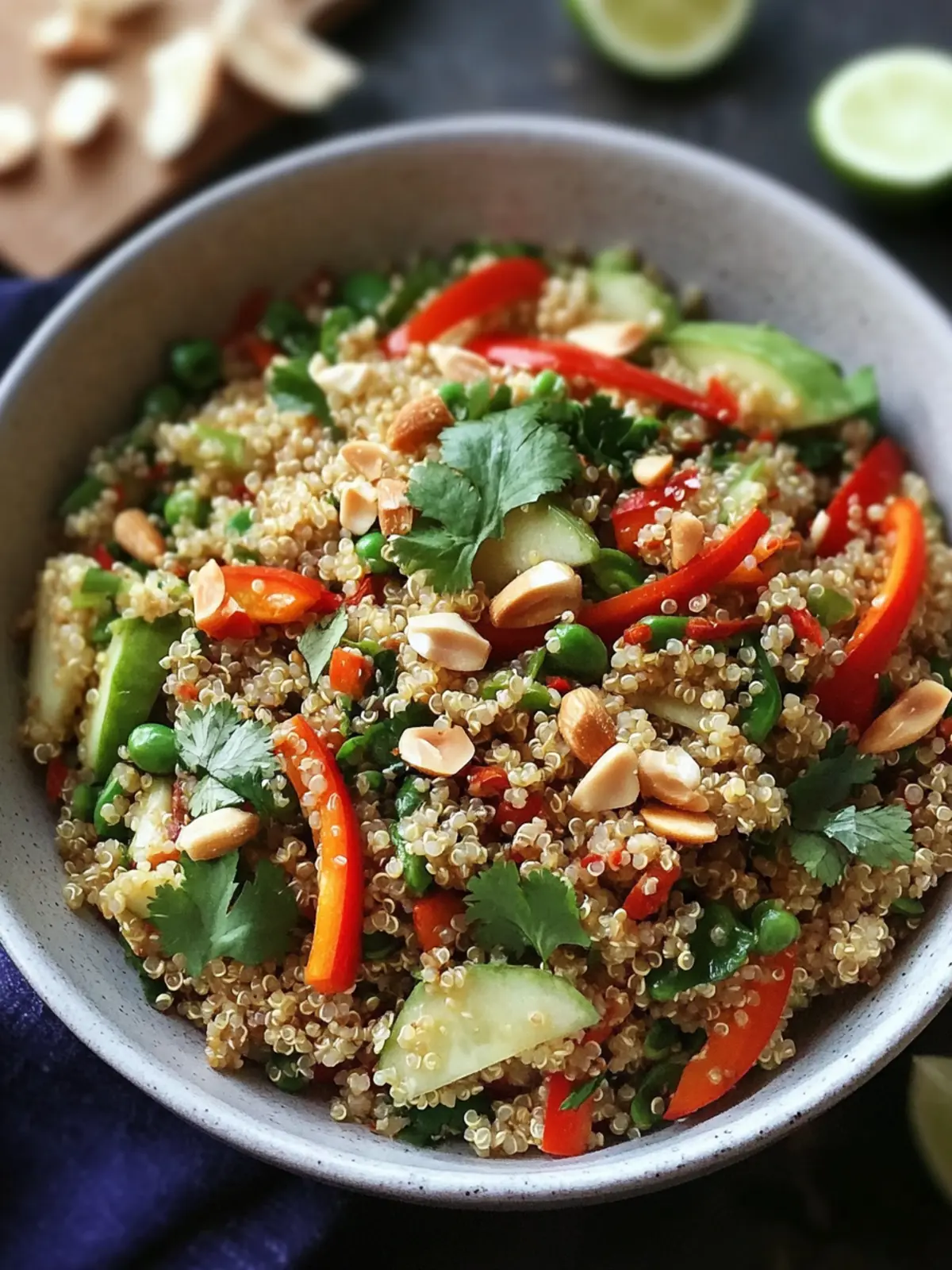 Thai Quinoa Crunch Salad: Refreshing & Healthy in 30 Minutes 4 Thai Quinoa Crunch Salad