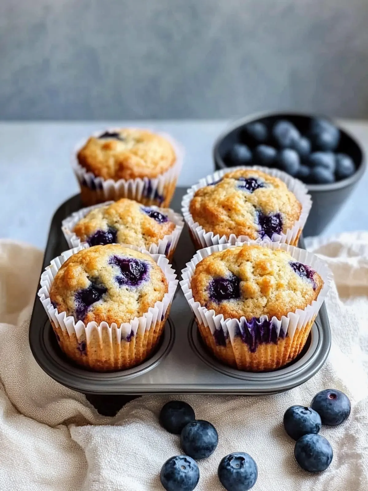 Cottage Cheese Blueberry Muffins: Your Easy Protein-Packed Delight 3 Cottage Cheese Blueberry Muffins