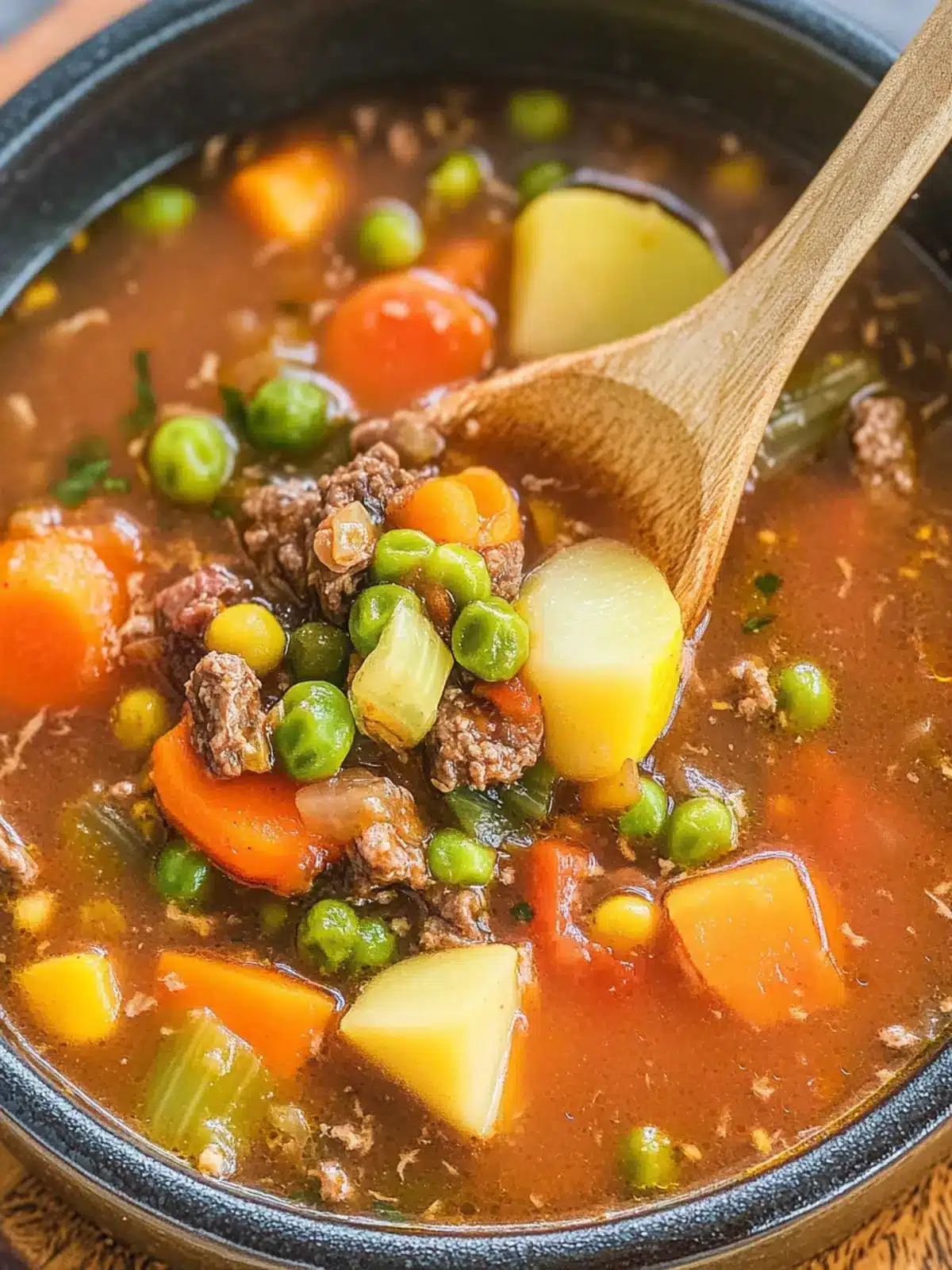 Hearty Easy Vegetable Beef Soup for Cozy Nights 3 Easy Vegetable Beef Soup