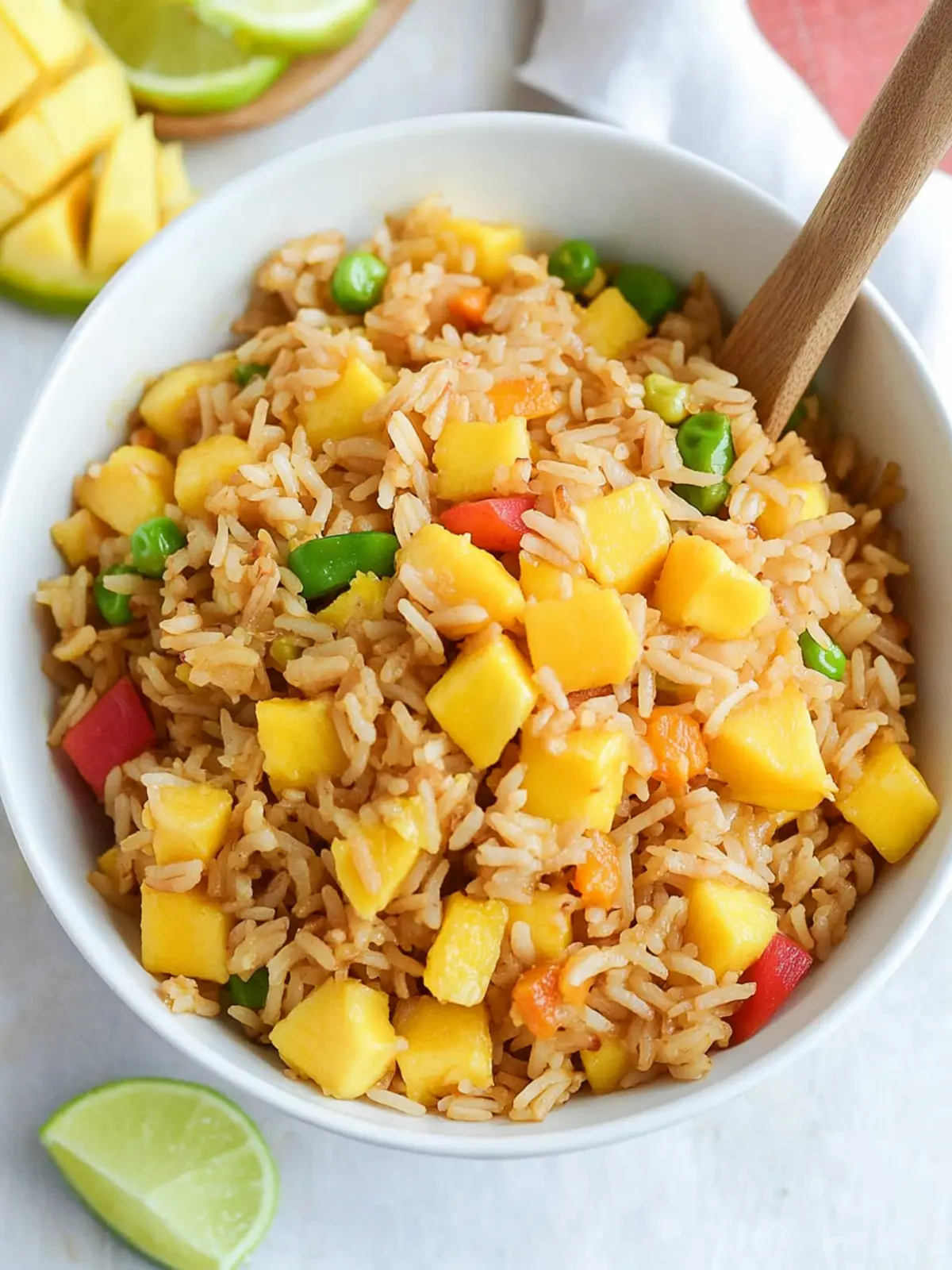Quick & Tasty Mango Fried Rice That'll Brighten Your Dinner 2 Mango Fried Rice