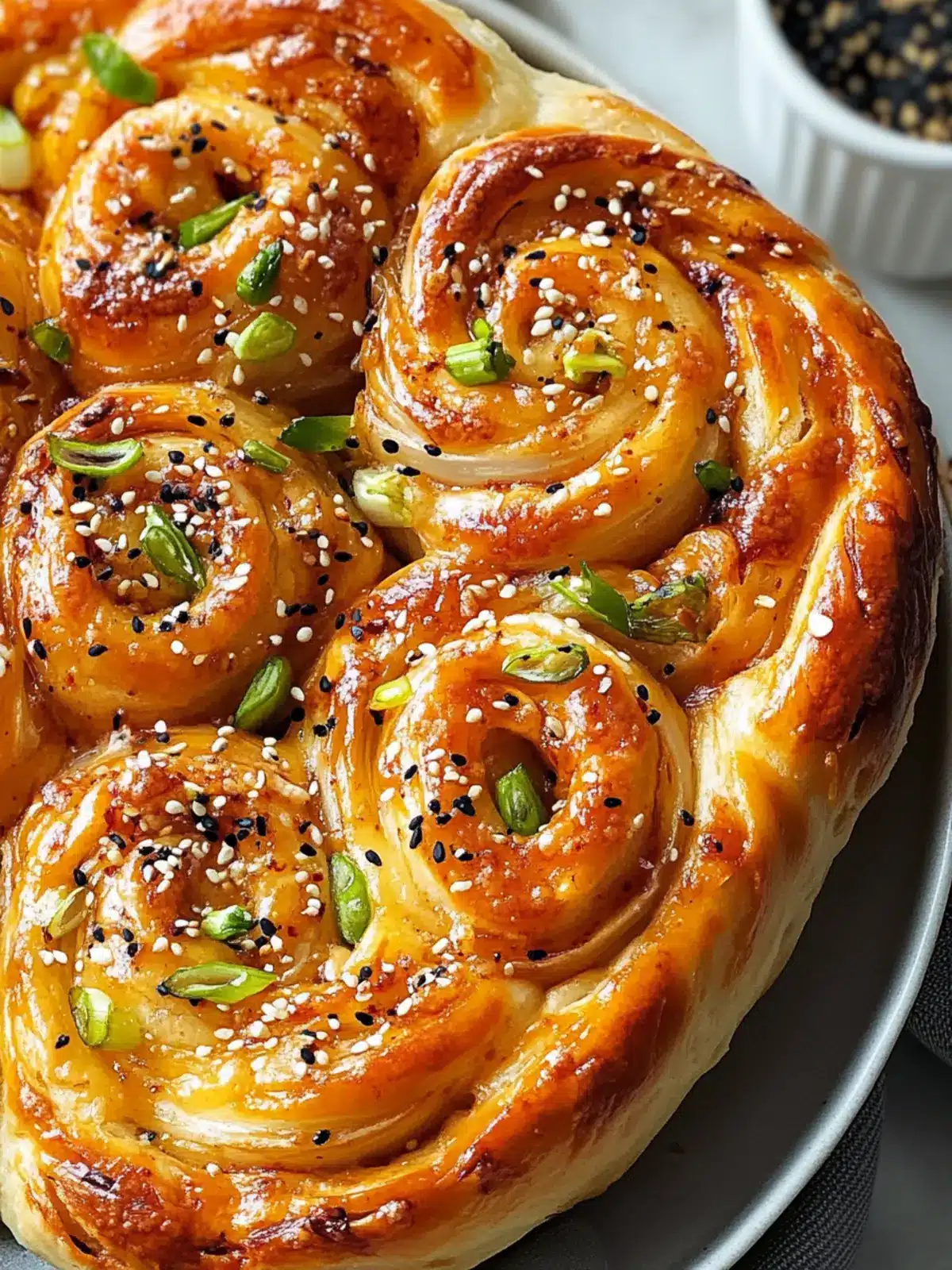 Irresistible Cheesy Gochujang & Spring Onion Swirls to Love 4 Cheesy Gochujang & Spring Onion Swirls
