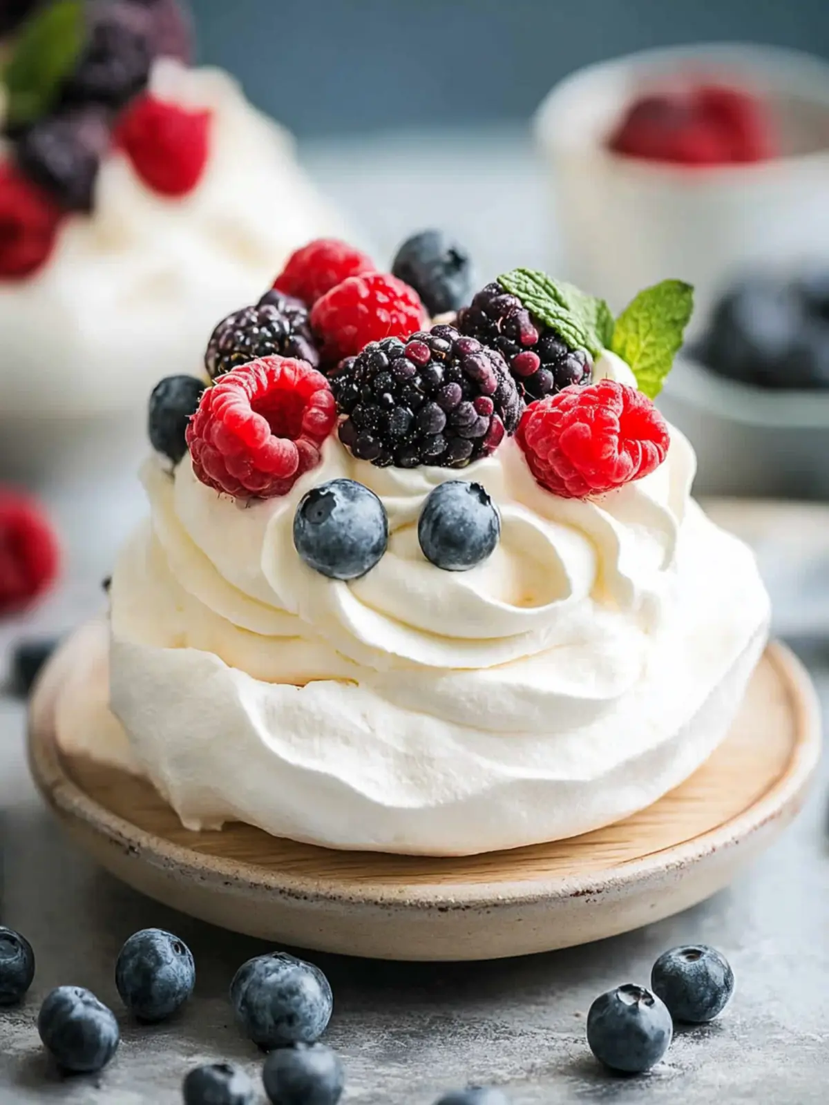 Delightful Mini Pavlova with Fresh Fruits to Impress Friends 3 Mini Pavlova