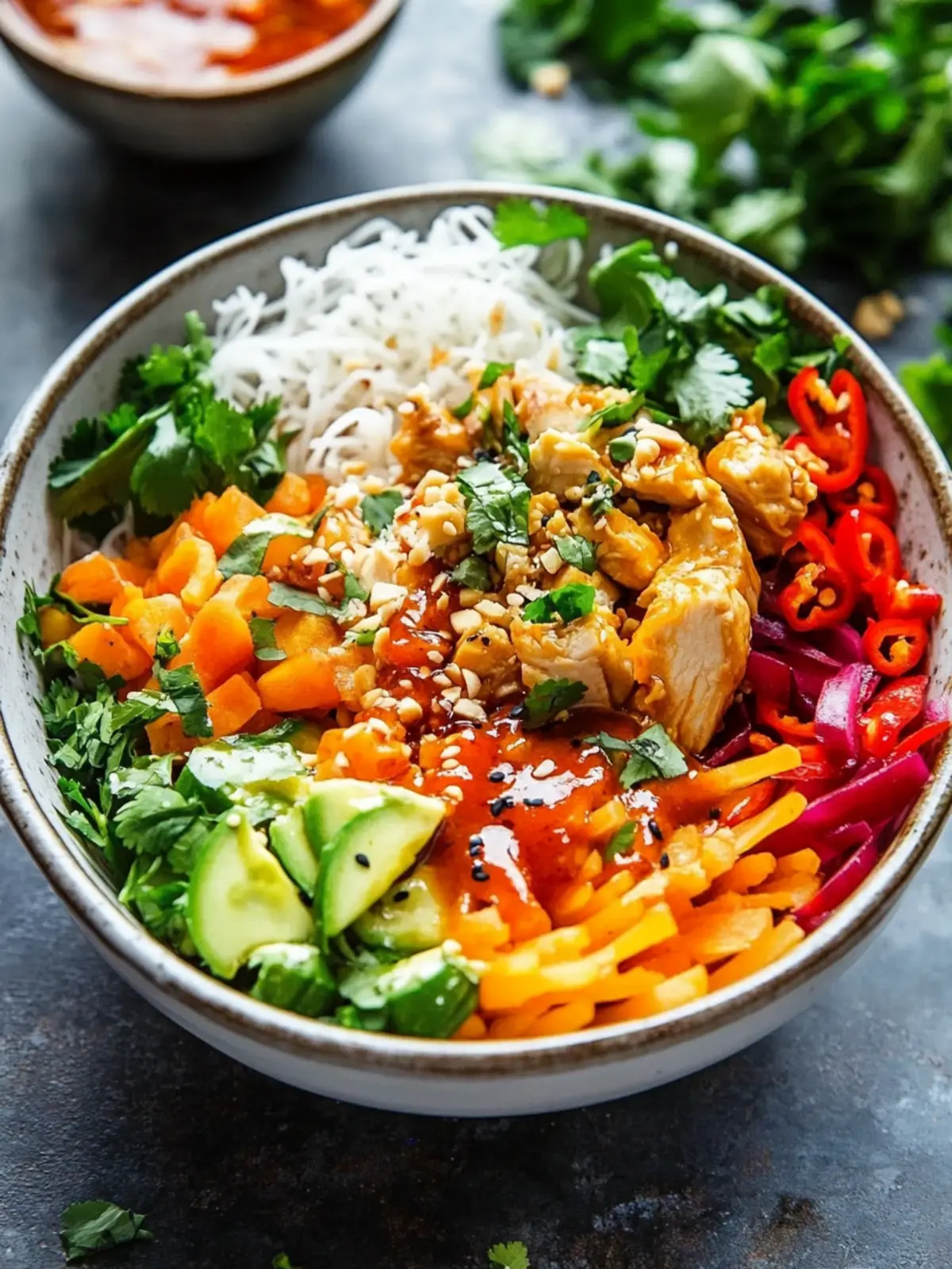 Thai Sweet Chili Chicken Buddha Bowls for Quick Healthy Meals 3 Thai Sweet Chili Chicken Buddha Bowls