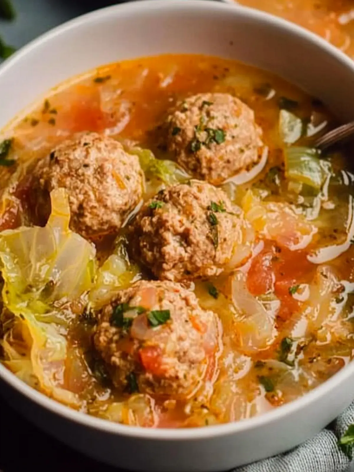 Hearty Easy Cabbage Meatball Soup for Cozy Family Nights 2 Easy Cabbage Meatball Soup