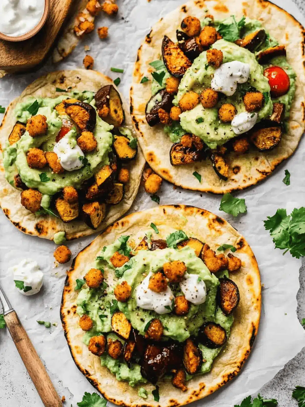 Savory Roasted Veggie Pitas with Avocado Dip in 30 Minutes 4 Roasted Veggie Pitas with Avocado Dip