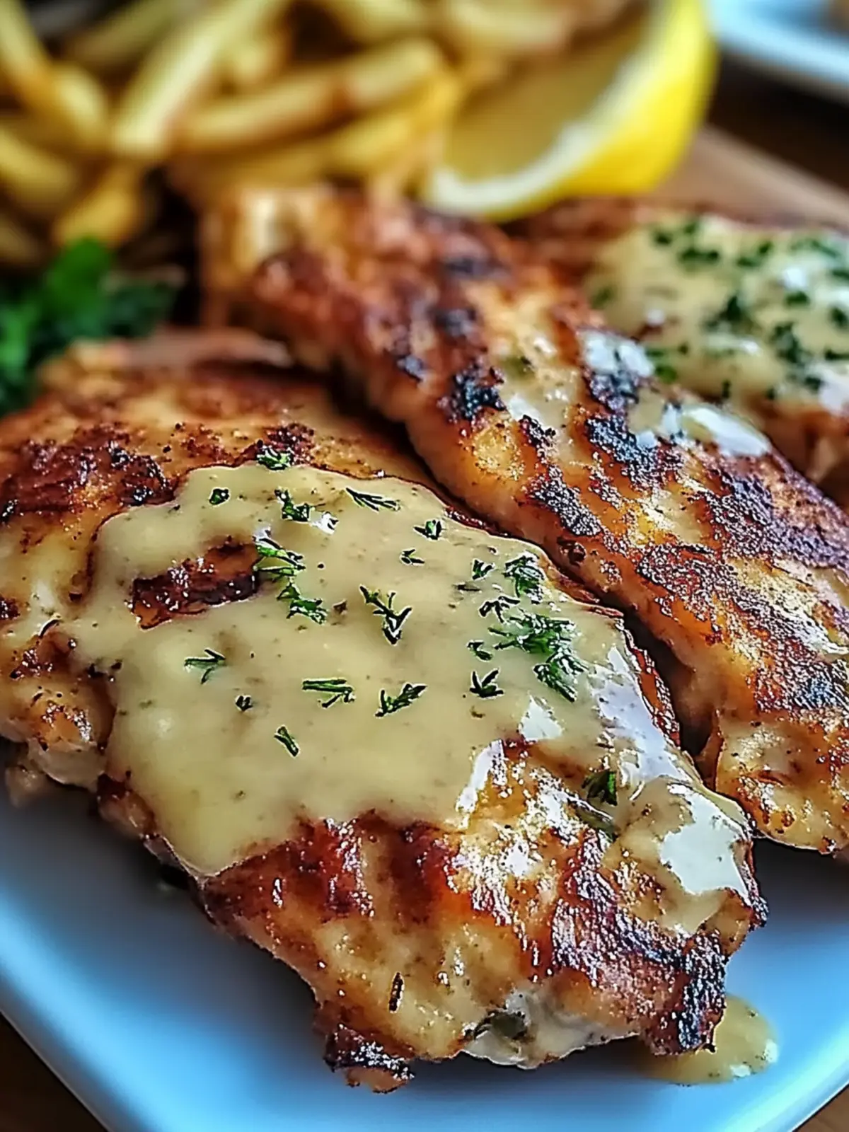 Mouthwatering Malibu Chicken with Creamy Mustard Sauce 4 Malibu Chicken