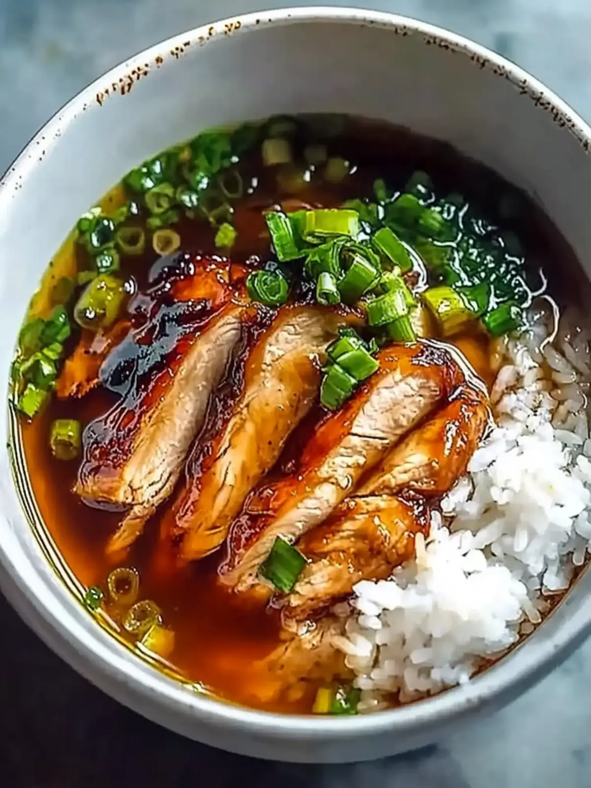 Caramelised Soy Chicken in Garlic Ginger Broth with Rice Delight 4 Caramelised Soy Chicken in Garlic Ginger Broth with Rice
