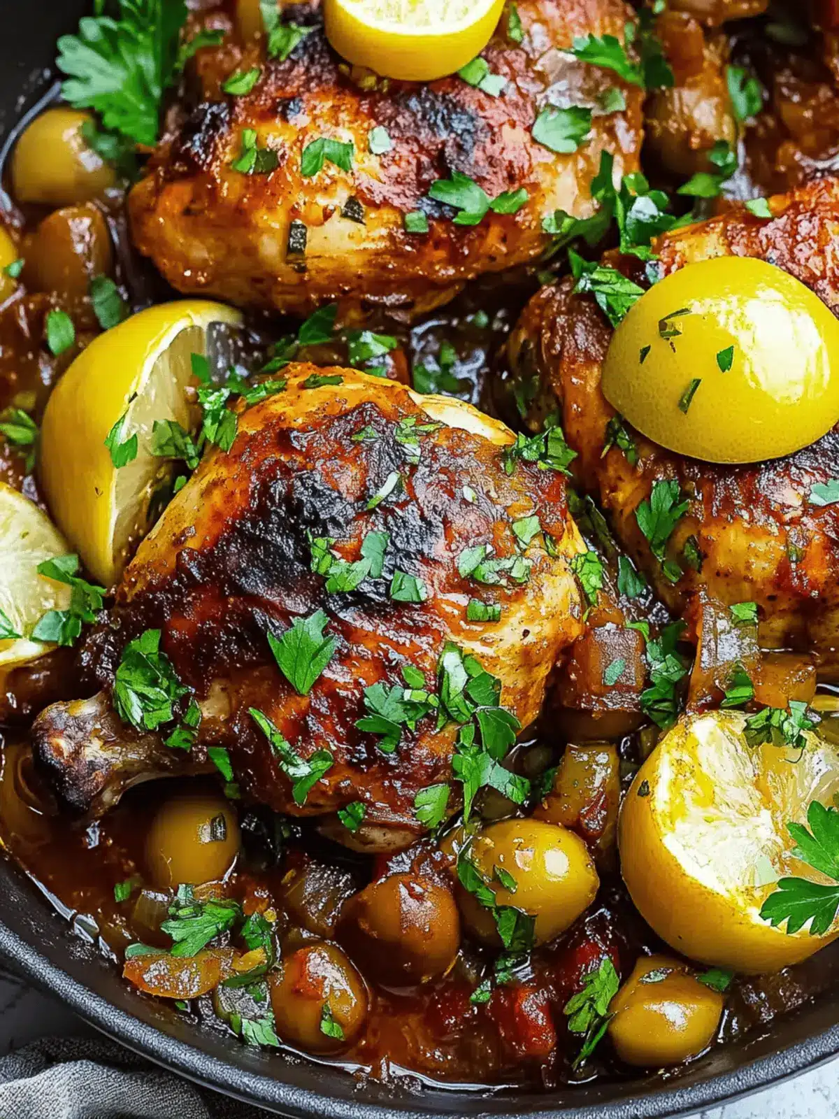 One-Pot Moroccan Chicken: A Flavor Adventure Awaits! 4 Moroccan Chicken