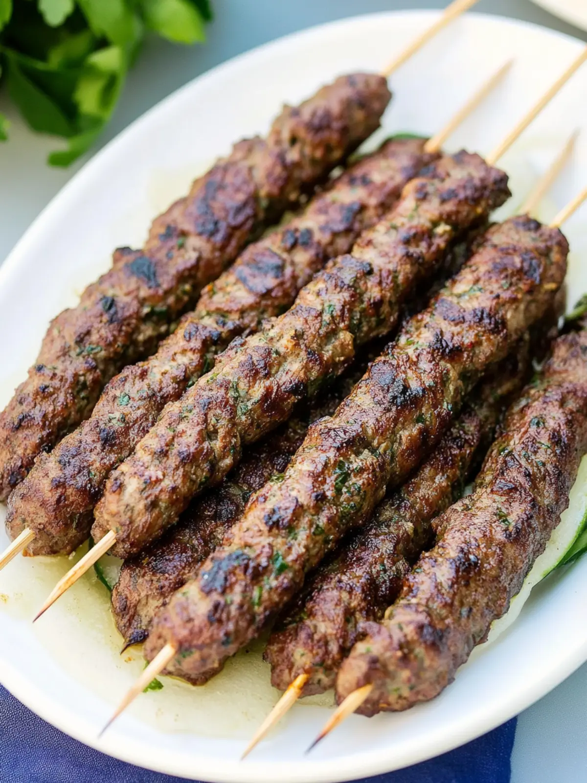 Savor Juicy Kafta Kebabs: Quick, Flavorful Delight at Home 2 Kafta Kebabs