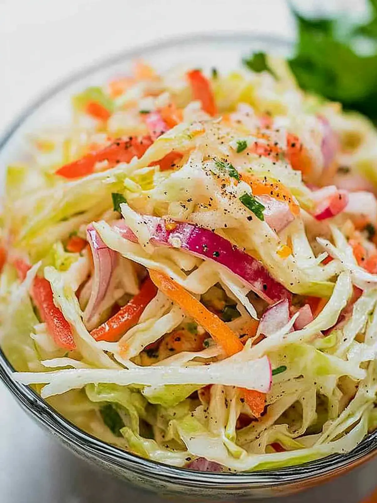 Healthy Greek Cabbage Salad Lahanosalata for Refreshing Crunch 3 Greek Cabbage Salad - Lahanosalata (vinegar coleslaw)